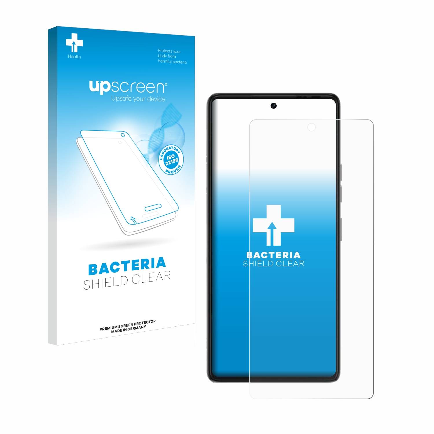upscreen Bacteria Shield Schutzfolie für Tecno Pova 6 Pro - Antibakteriell