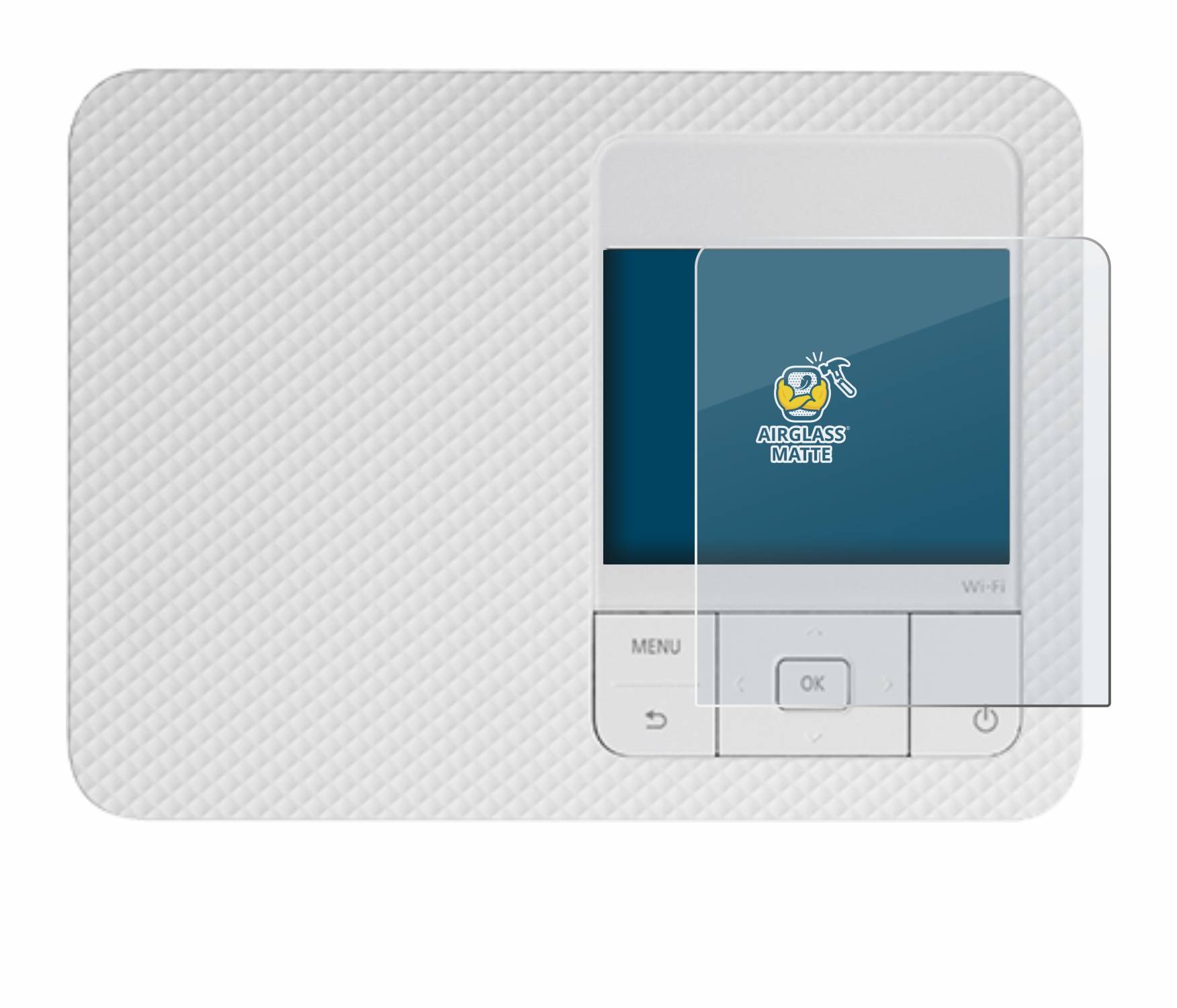 BROTECT AirGlass Flexible Schutz Glas Folie für Canon Selphy CP1500 Matt Entspiegelt
