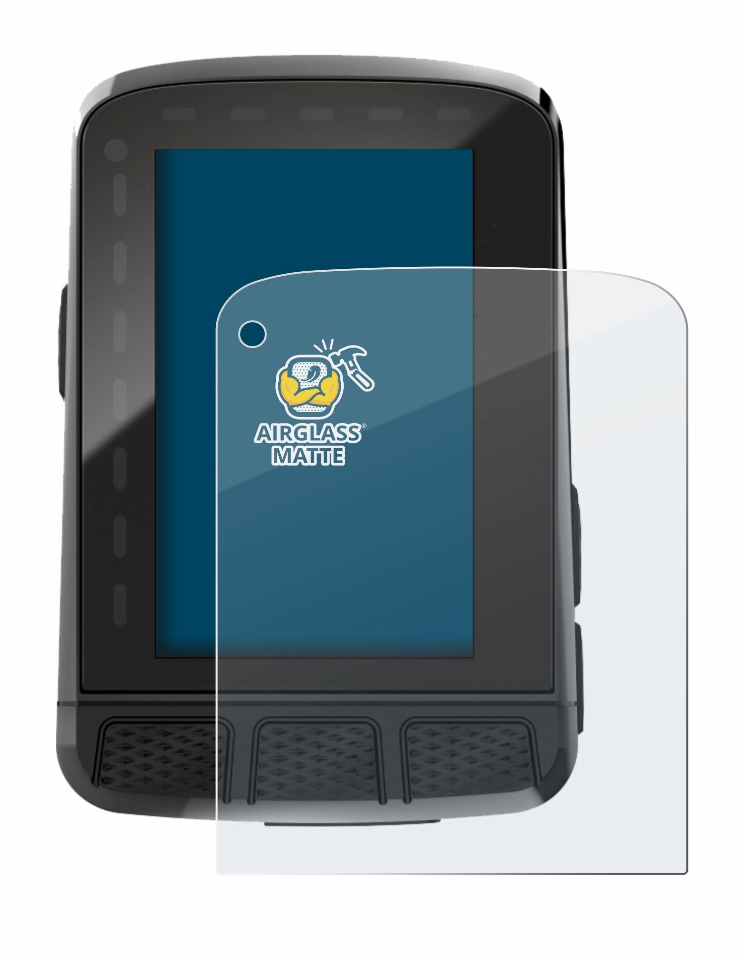 BROTECT AirGlass Flexible Schutz Glas Folie für Wahoo Elemnt Roam V2 GPS Matt Entspiegelt