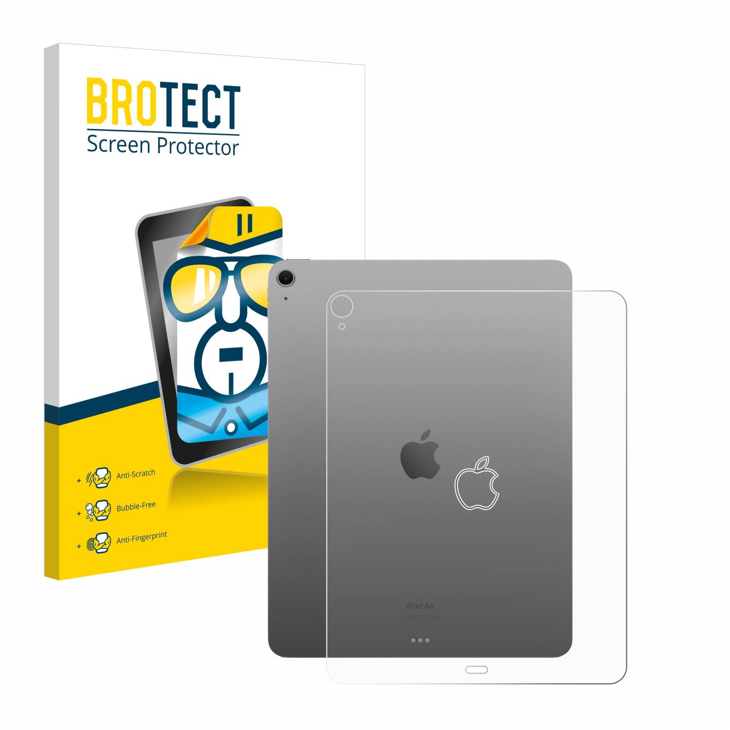 BROTECT Displayschutz-Folie für Apple iPad Air 13 WiFi 2024 (Rückseite)