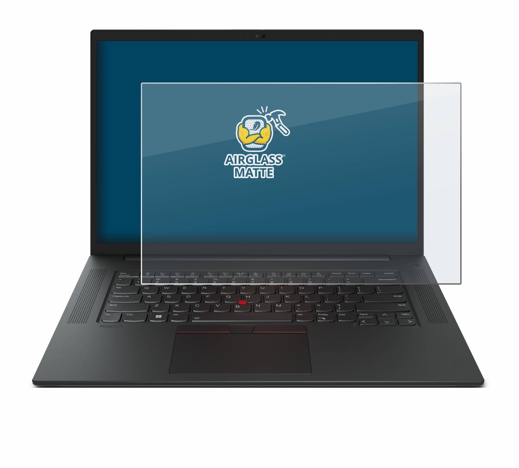 BROTECT AirGlass Matt Glas Panzer Folie für Lenovo ThinkPad P1 Gen 6 16