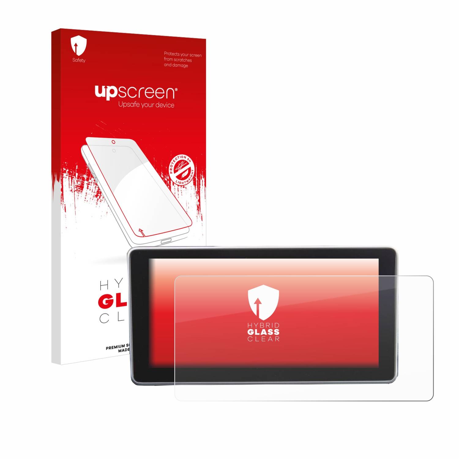 upscreen Hybrid Glas Panzer-Folie für Audi A4 B9 2016 MMI 8