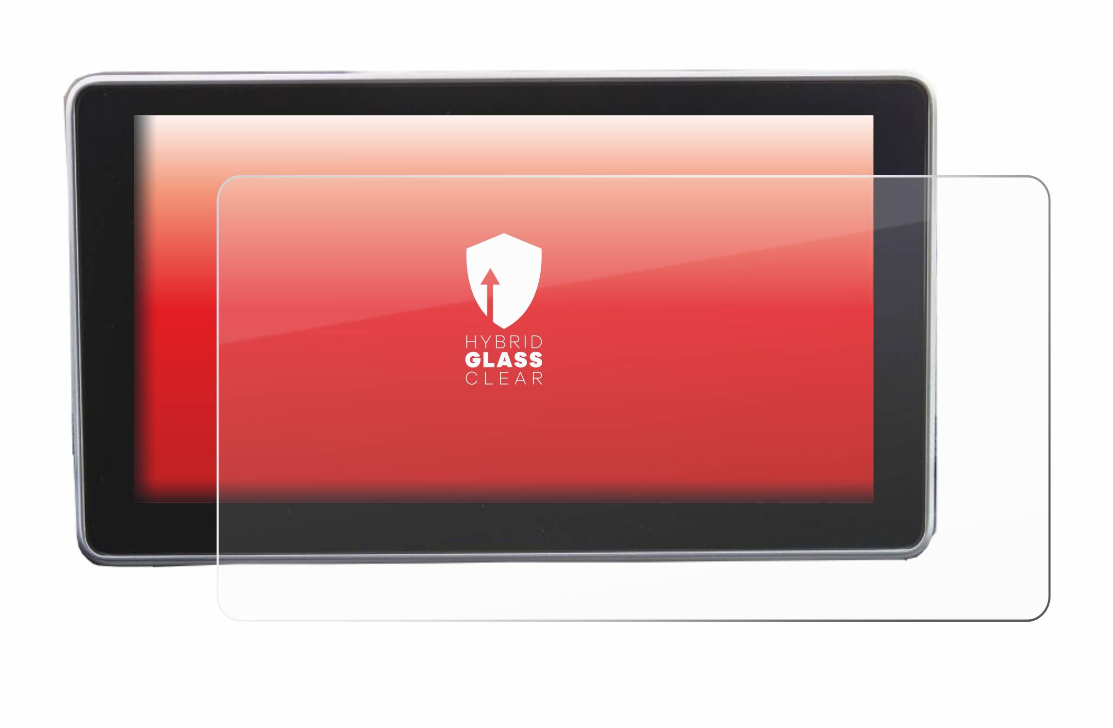 upscreen Hybrid Glas Panzer-Folie für Audi A4 B9 2016 MMI 8