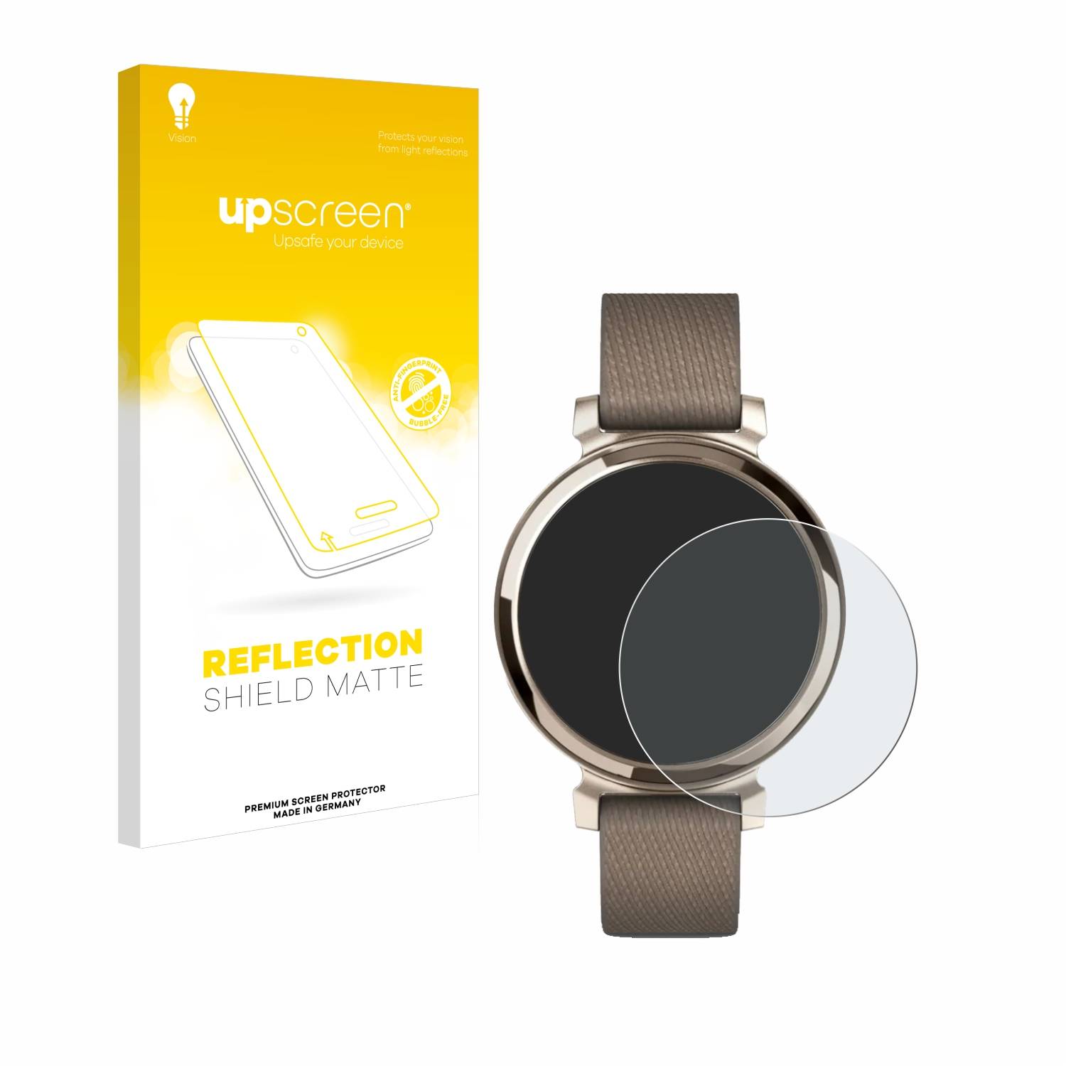 upscreen Reflection Shield Matt Schutzfolie für Garmin Lily 2