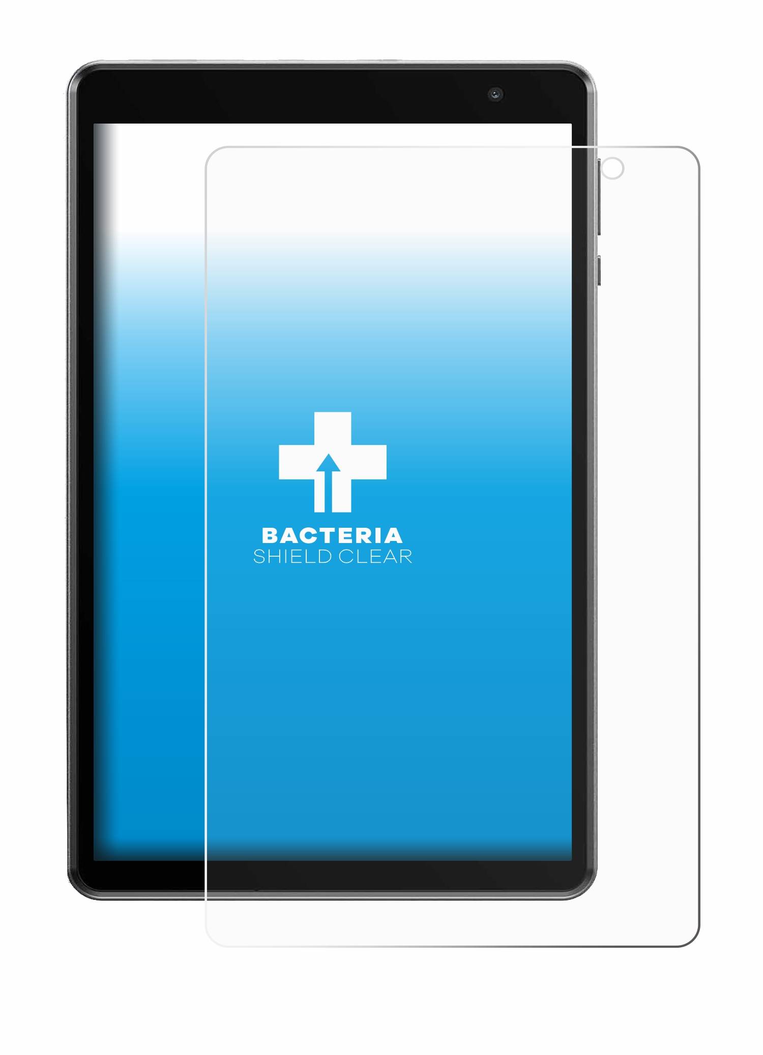 upscreen Bacteria Shield Schutzfolie für Alldocube iPlay 50 mini Lite - Antibakteriell