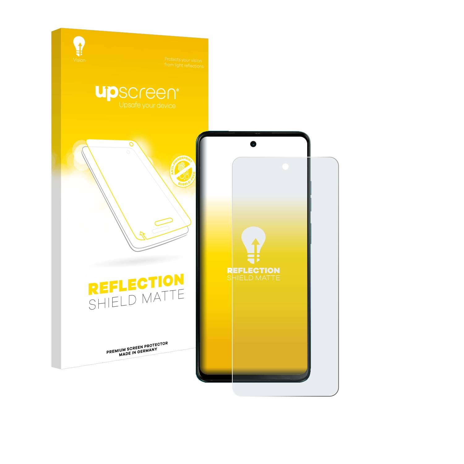 upscreen Reflection Shield Matt Schutzfolie für Motorola Moto G04s