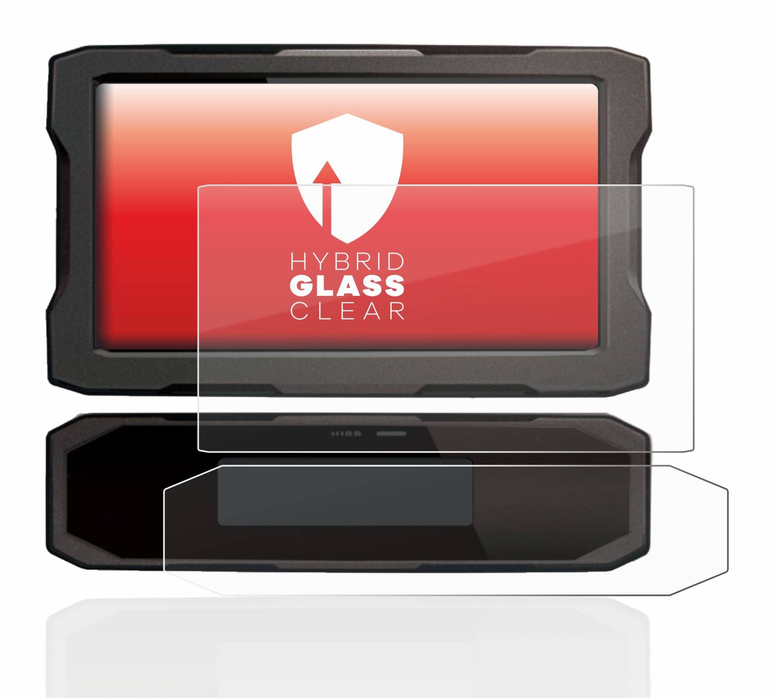 upscreen Hybrid Glas Schutz-Folie für Honda CRF1100L 2020 Tachoanzeige
