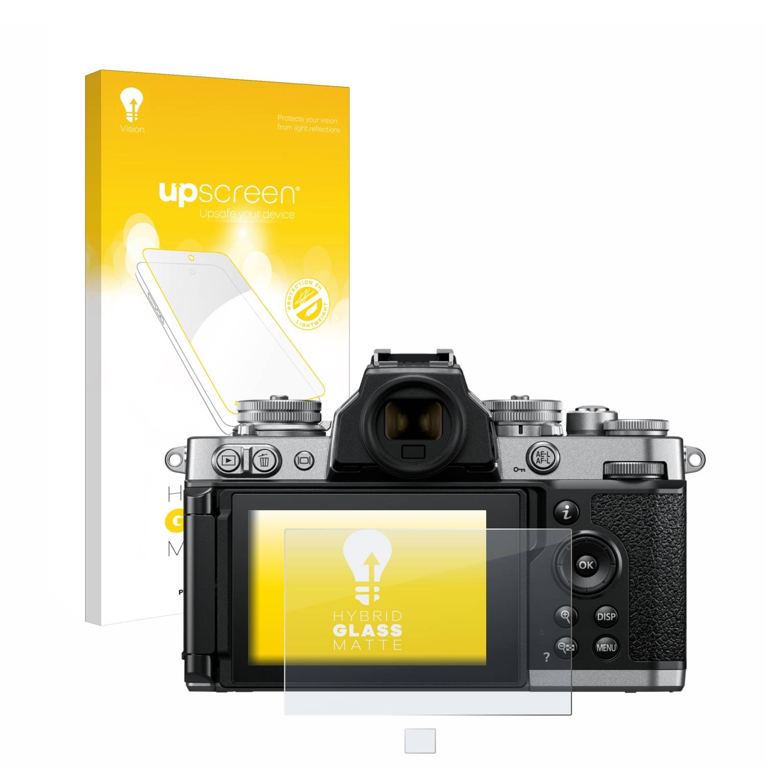 upscreen Hybrid Glas Matt Panzer-Folie für Nikon Z fc