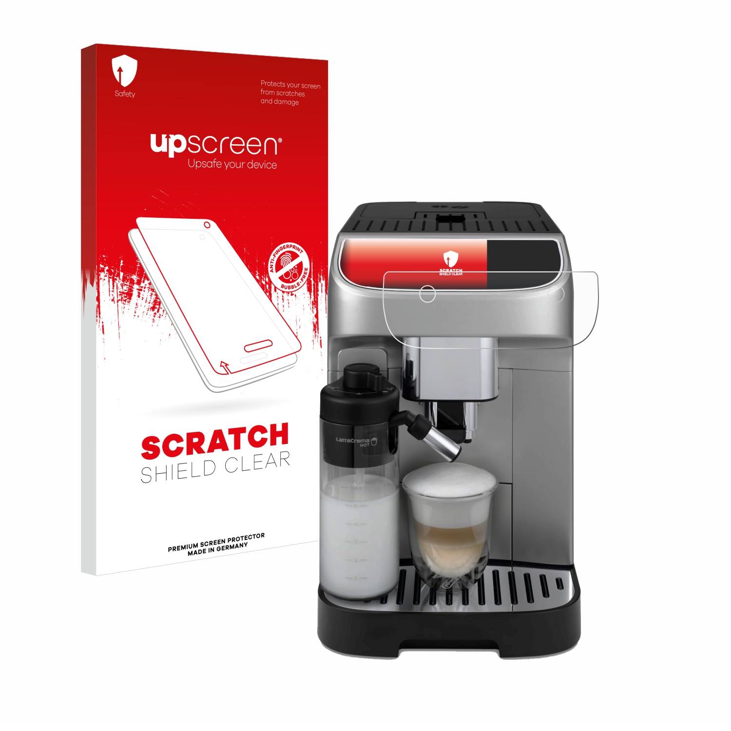 upscreen Scratch Shield Schutzfolie für DeLonghi Magnifica Plus