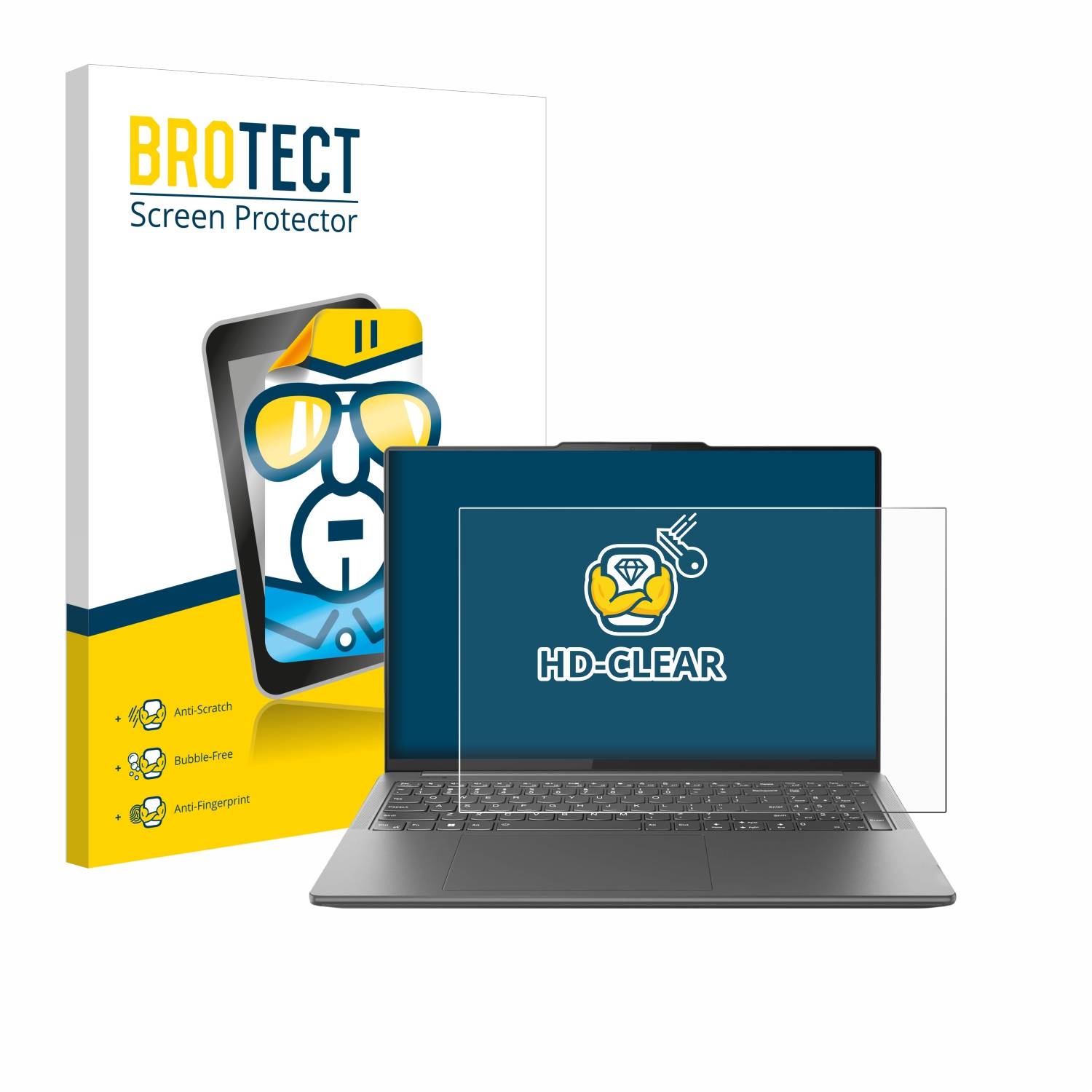 BROTECT Displayschutz-Folie für Lenovo Yoga Pro 9i Gen 9 16 Non-Touch