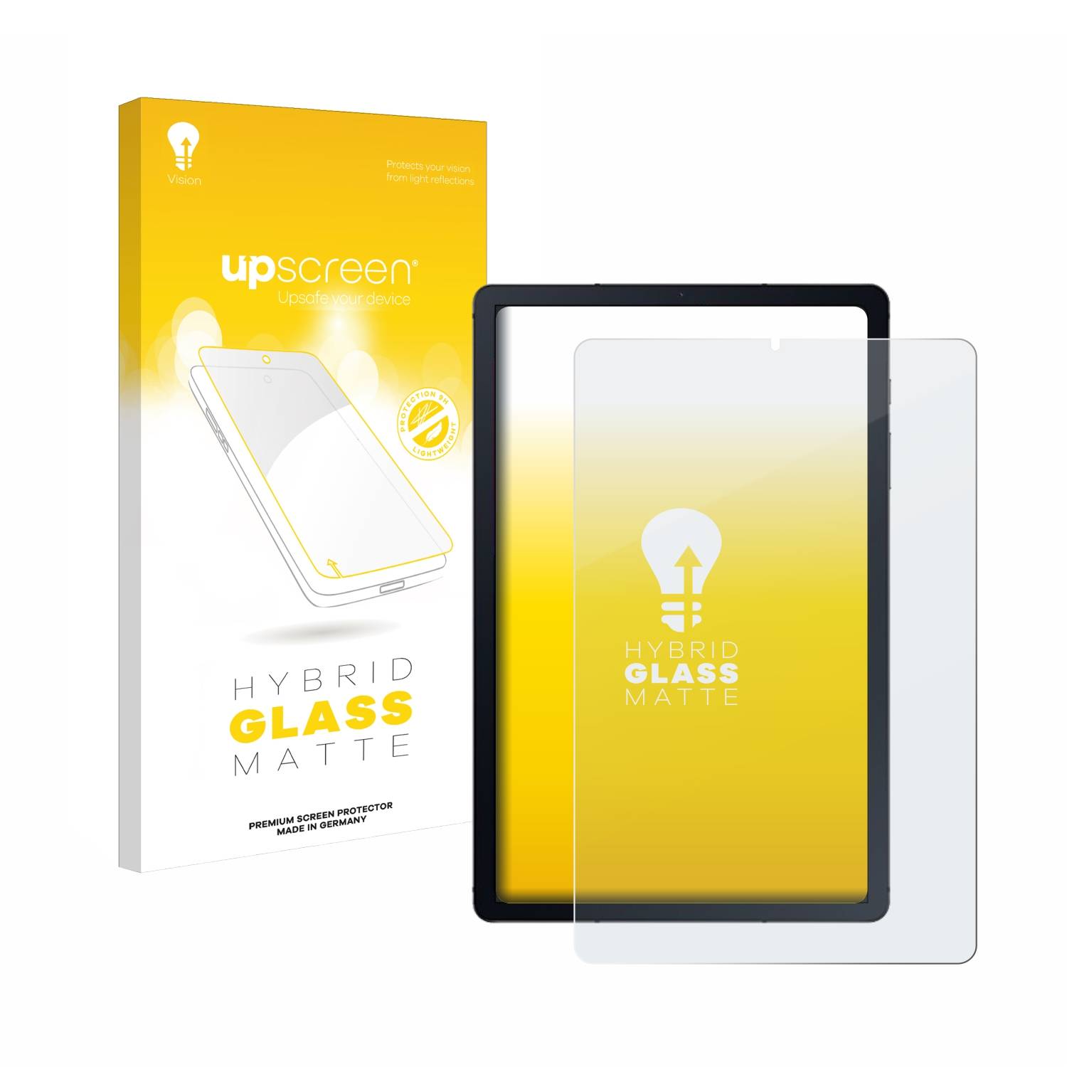 upscreen Hybrid Glas Matt Schutz-Folie für Samsung Galaxy Tab S6 Lite LTE 2024