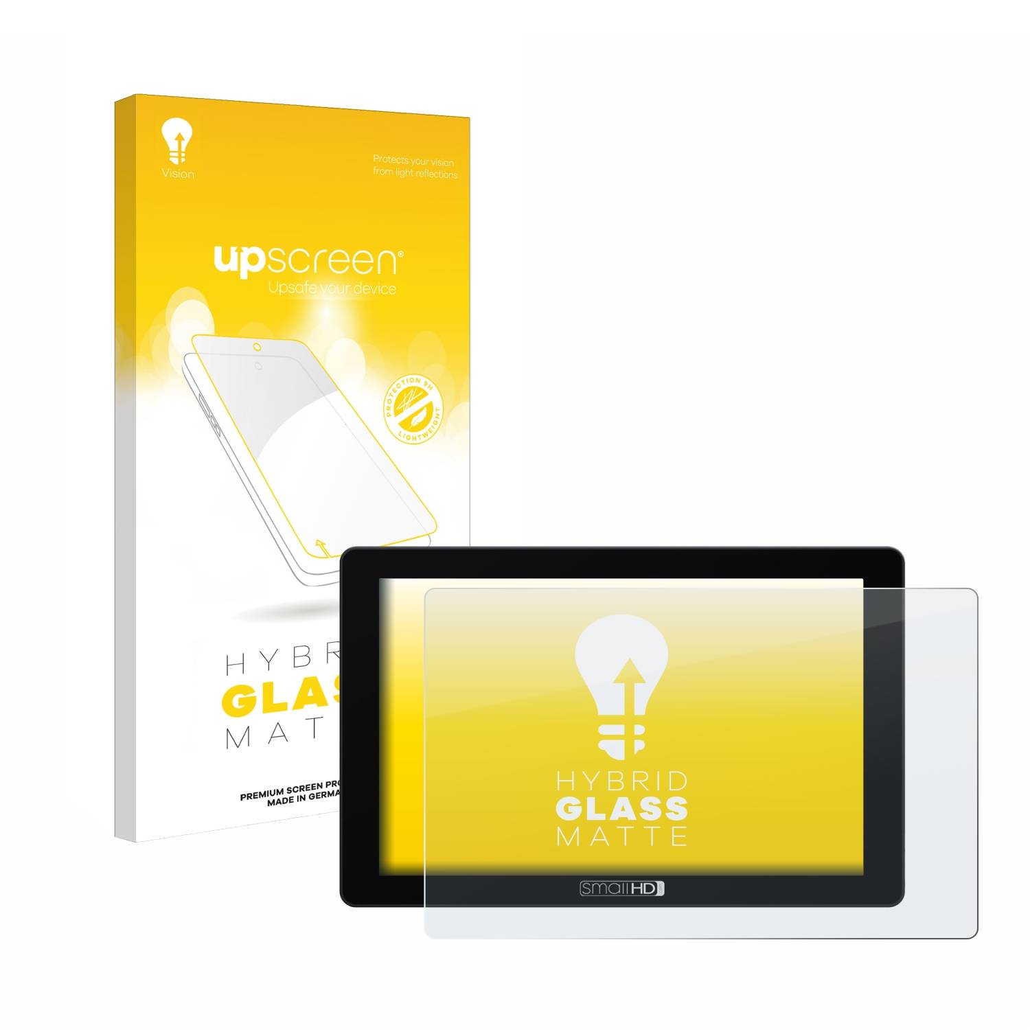 upscreen Flexible Schutz Glas Folie für SmallHD Cine 7 Schutzglas 9H Hybridglas Matt Entspiegelt