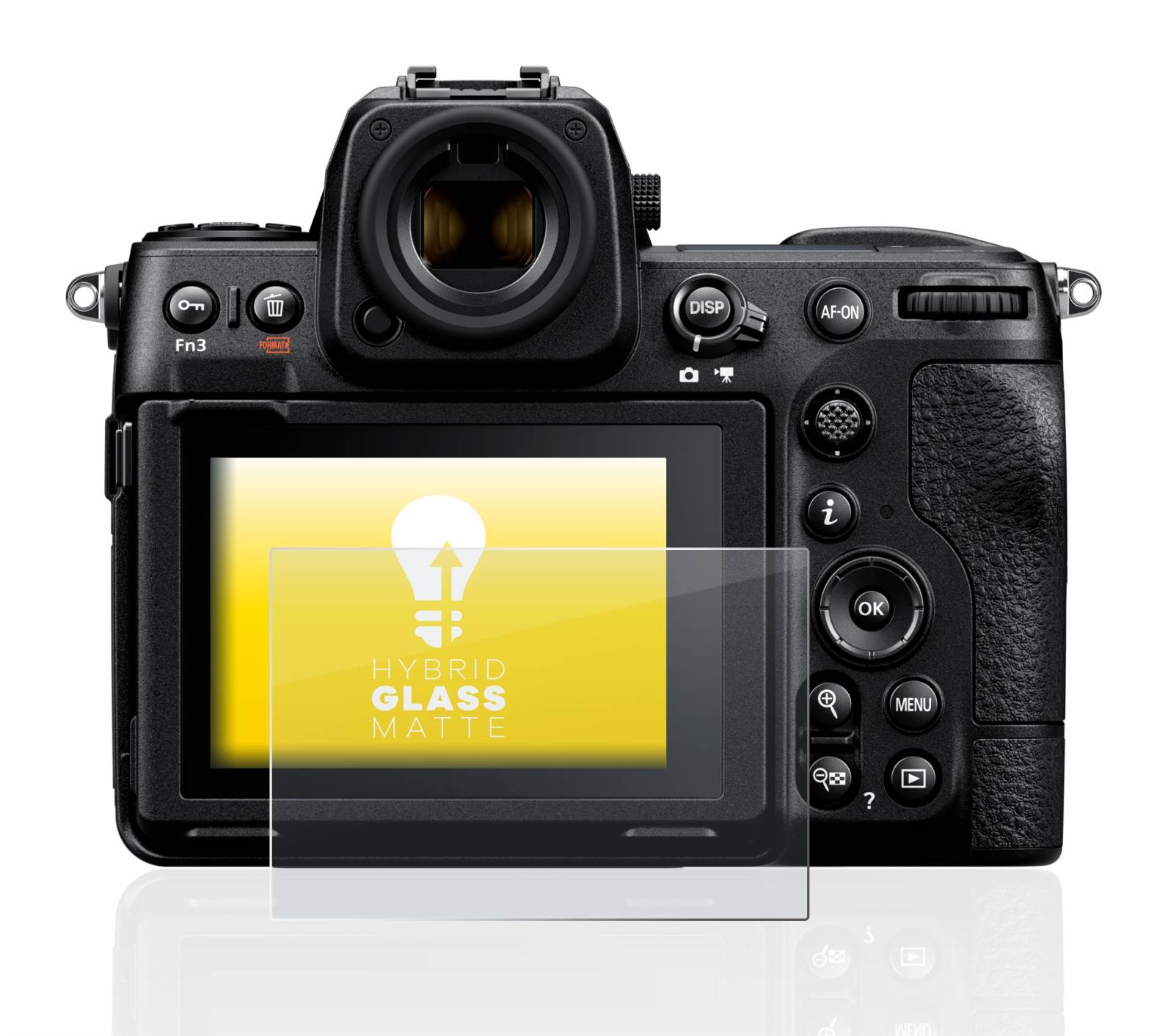 upscreen Hybrid Glas Matt Schutz-Folie für Nikon Z 8