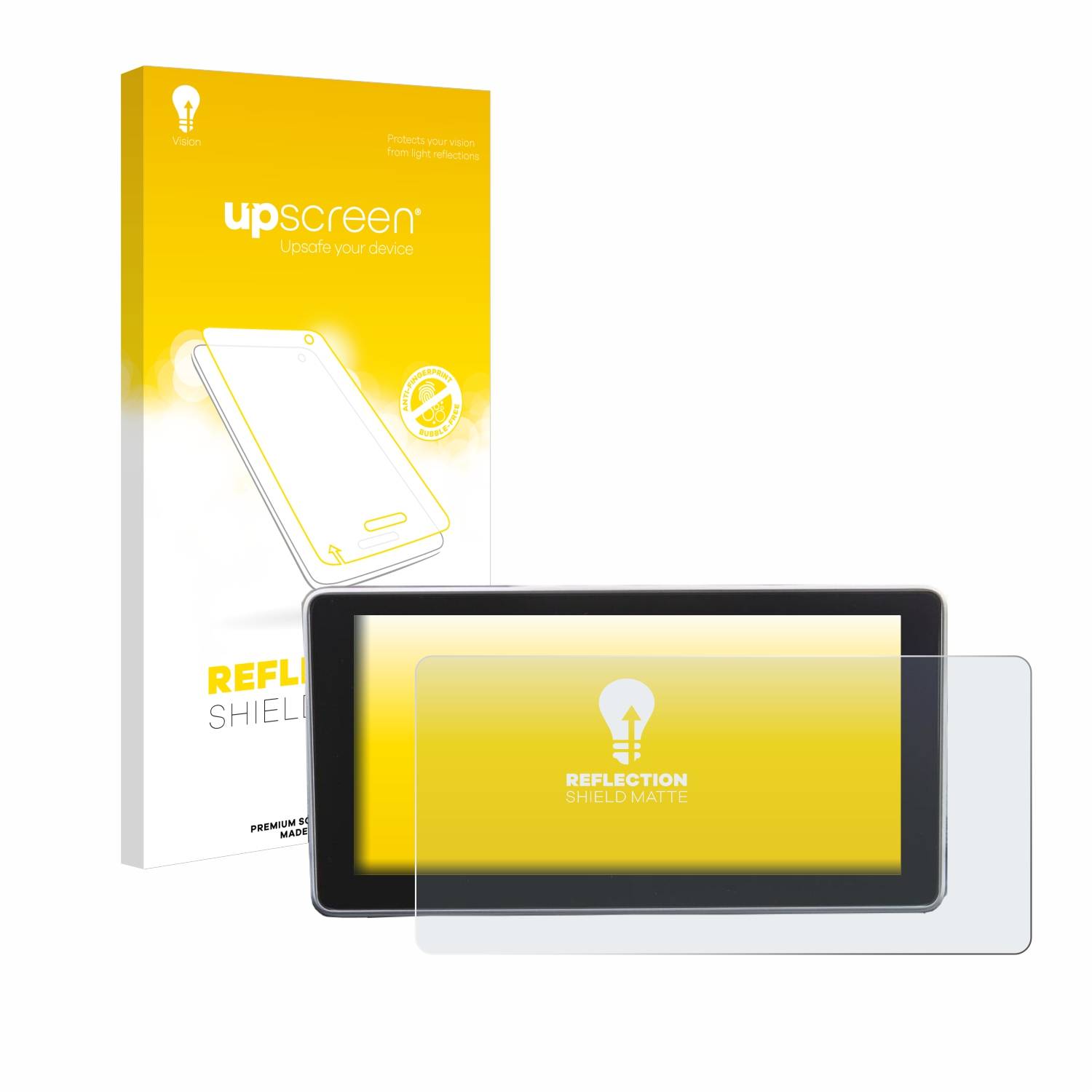 upscreen Reflection Shield Matt Schutzfolie für Audi A4 B9 2016 MMI 8