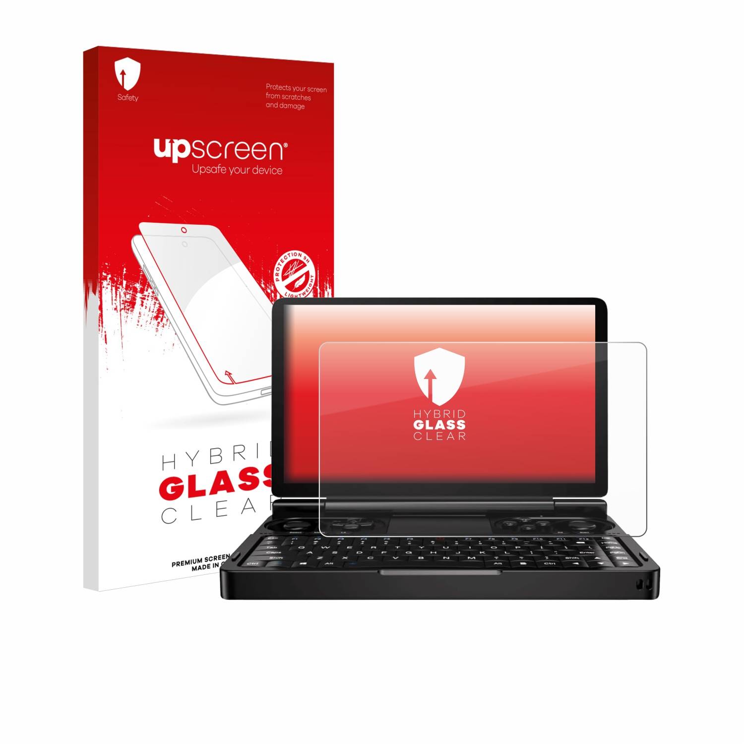 upscreen Hybrid Glas Schutz-Folie für GPD Win Mini (2024)