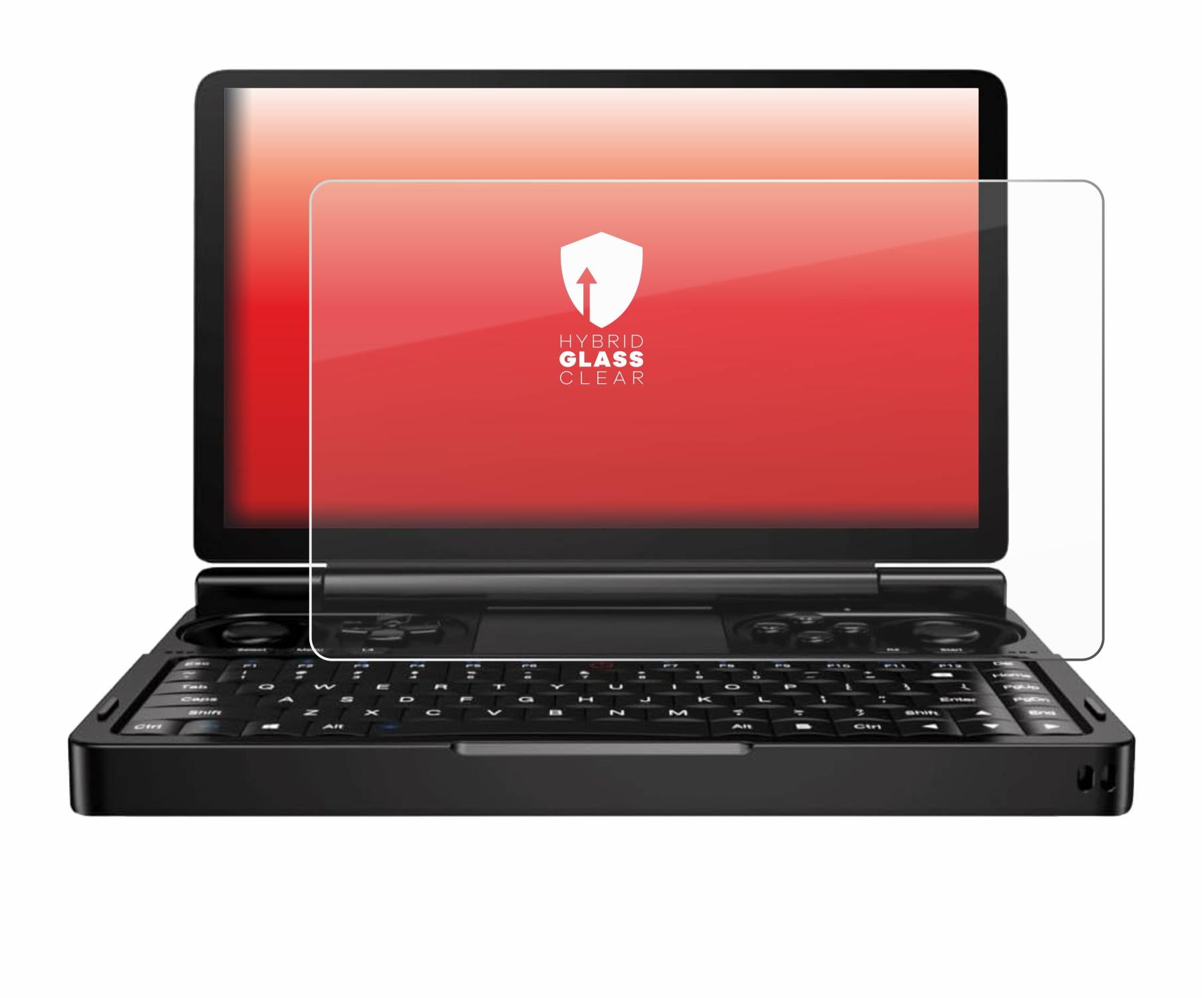upscreen Hybrid Glas Schutz-Folie für GPD Win Mini (2024)