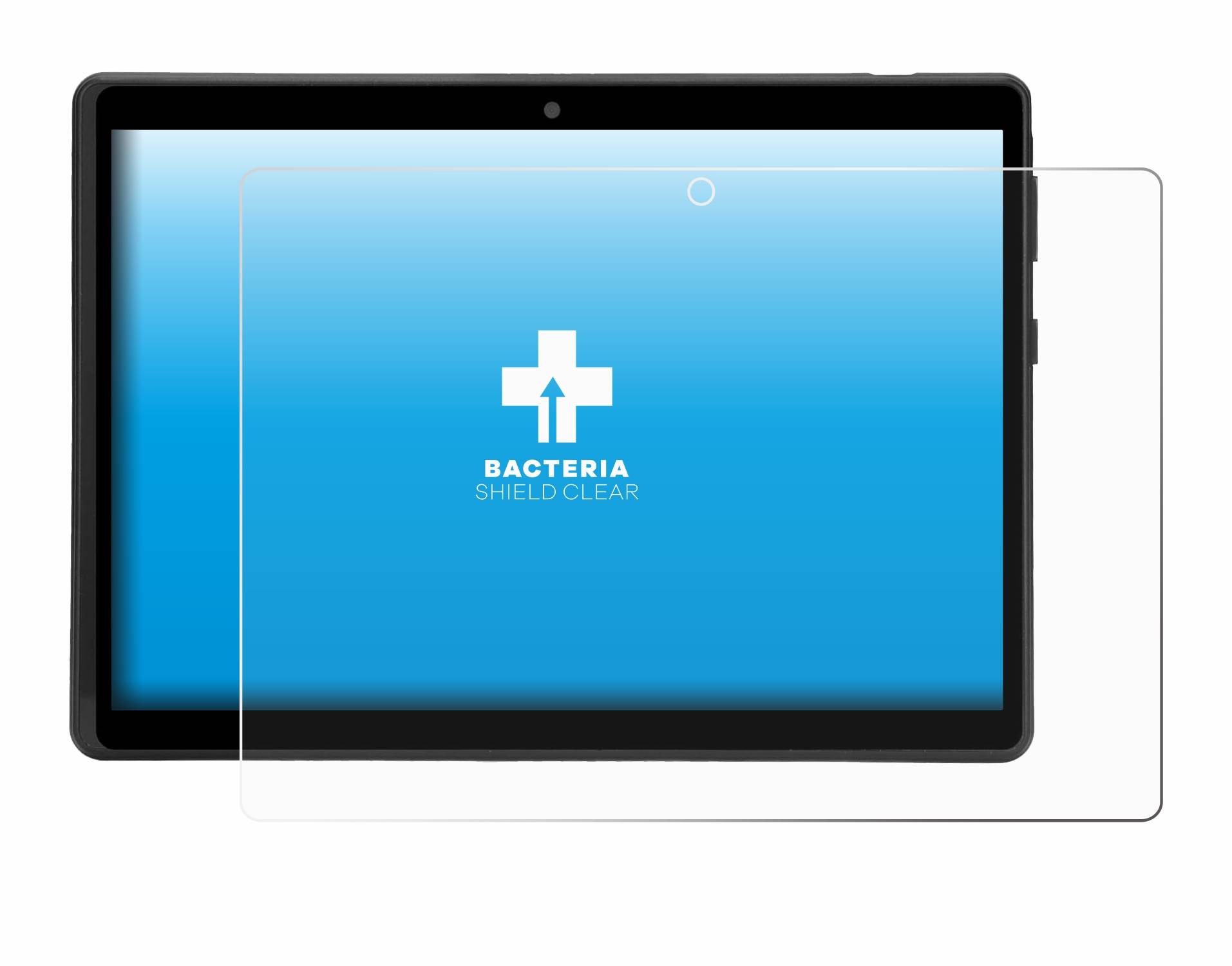 upscreen Bacteria Shield Schutzfolie für Pusokei Tablet 8 - Antibakteriell