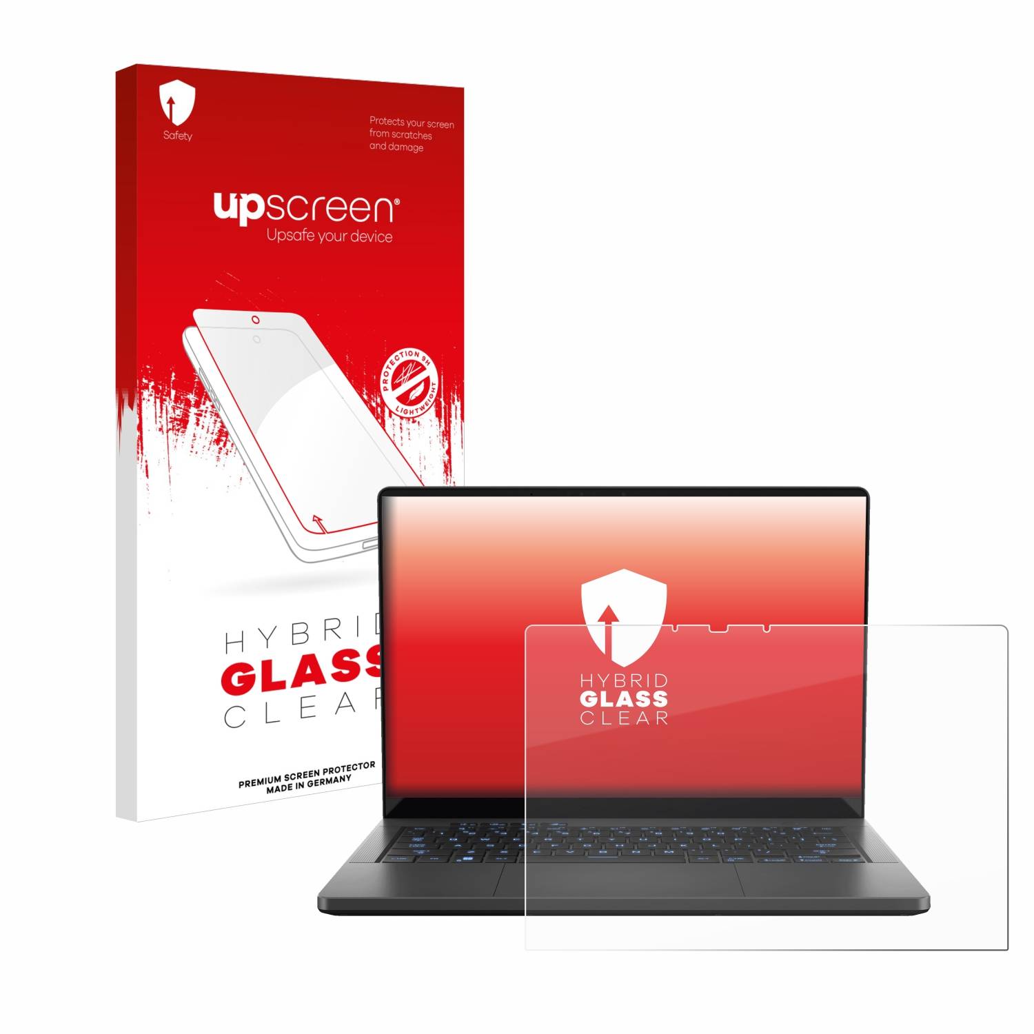 upscreen Hybrid Glas Panzer-Folie für ASUS ROG Zephyrus G14 2024 GA403