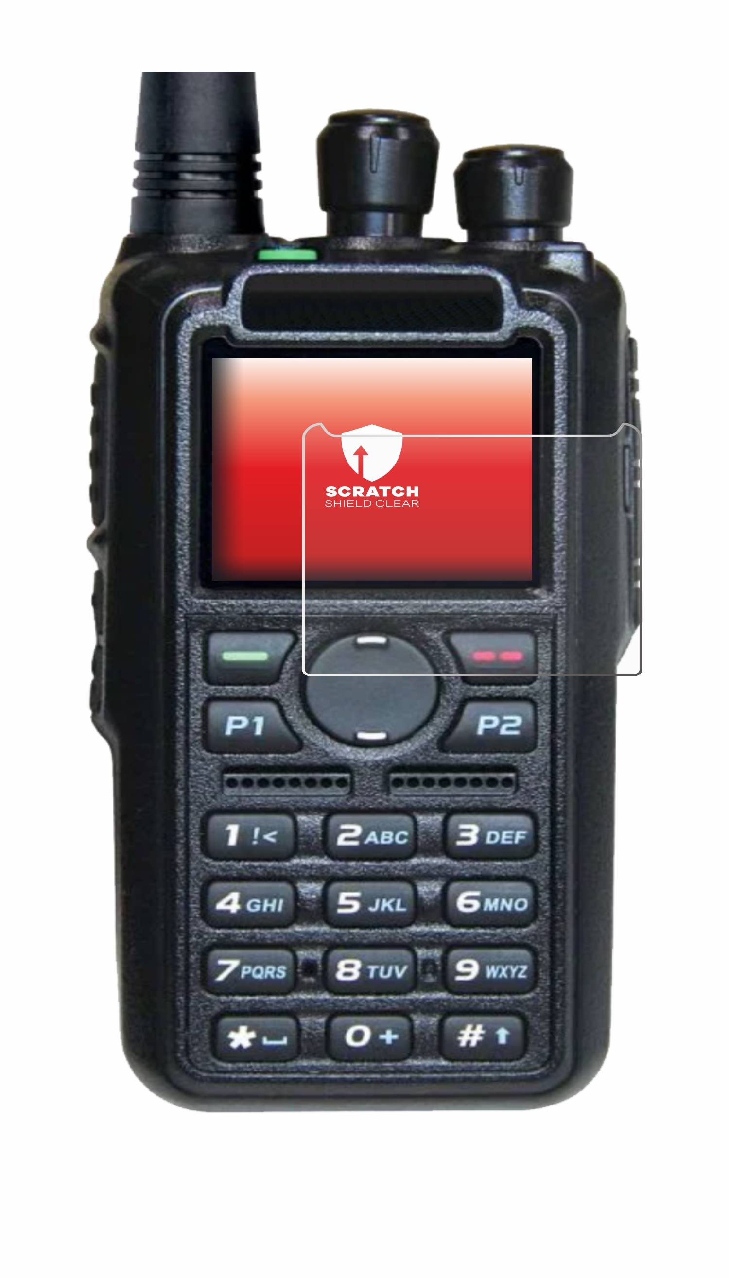 upscreen Schutzfolie für AnyTone AT-D878UV II Plus Kratzschutz Anti-Fingerprint Klar