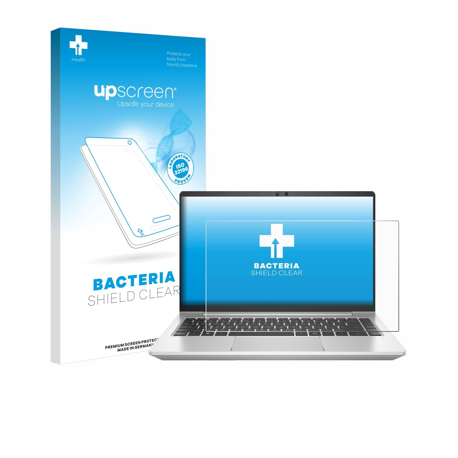 upscreen Bacteria Shield Schutzfolie für HP ProBook 445 G7 - Antibakteriell