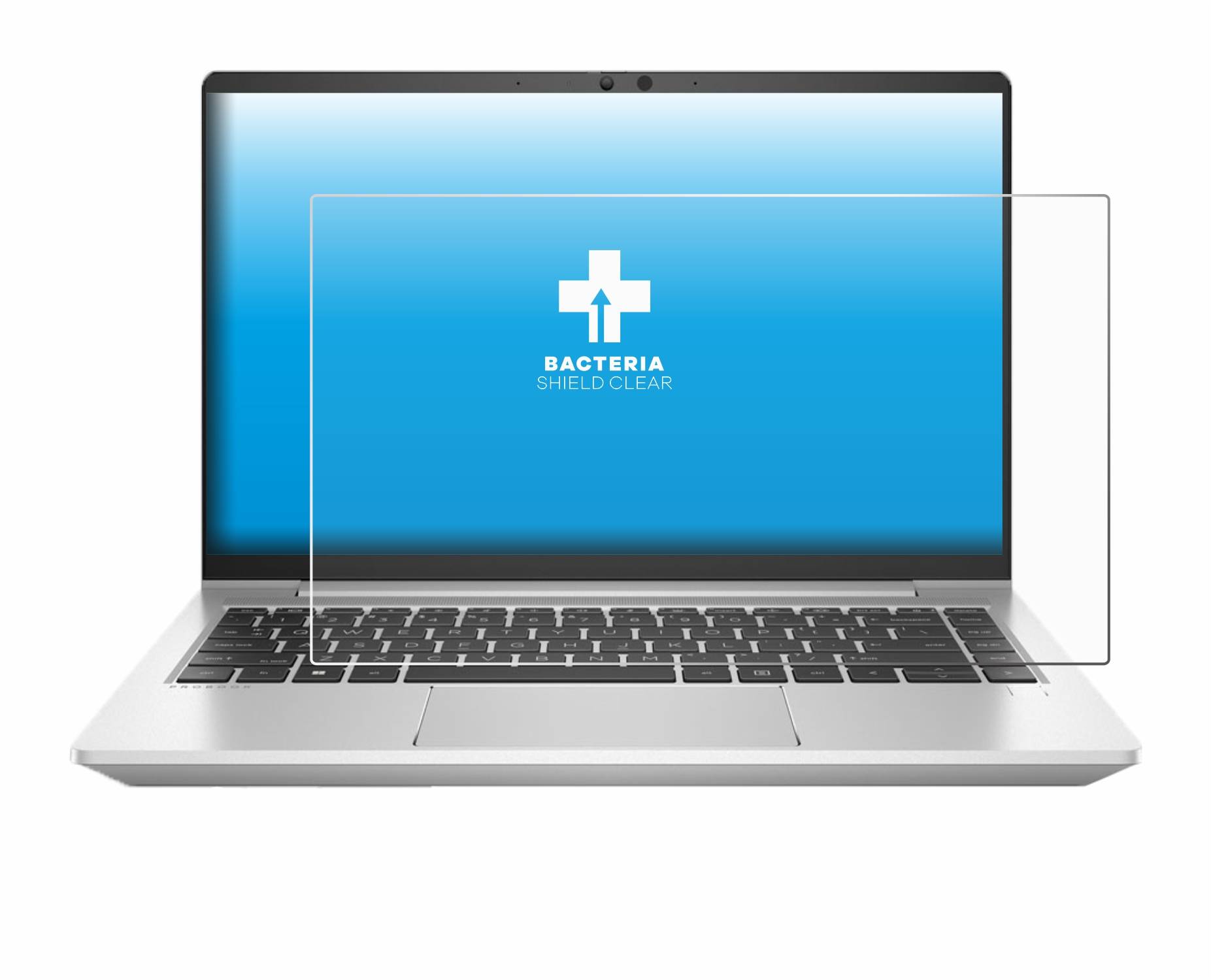 upscreen Bacteria Shield Schutzfolie für HP ProBook 445 G7 - Antibakteriell