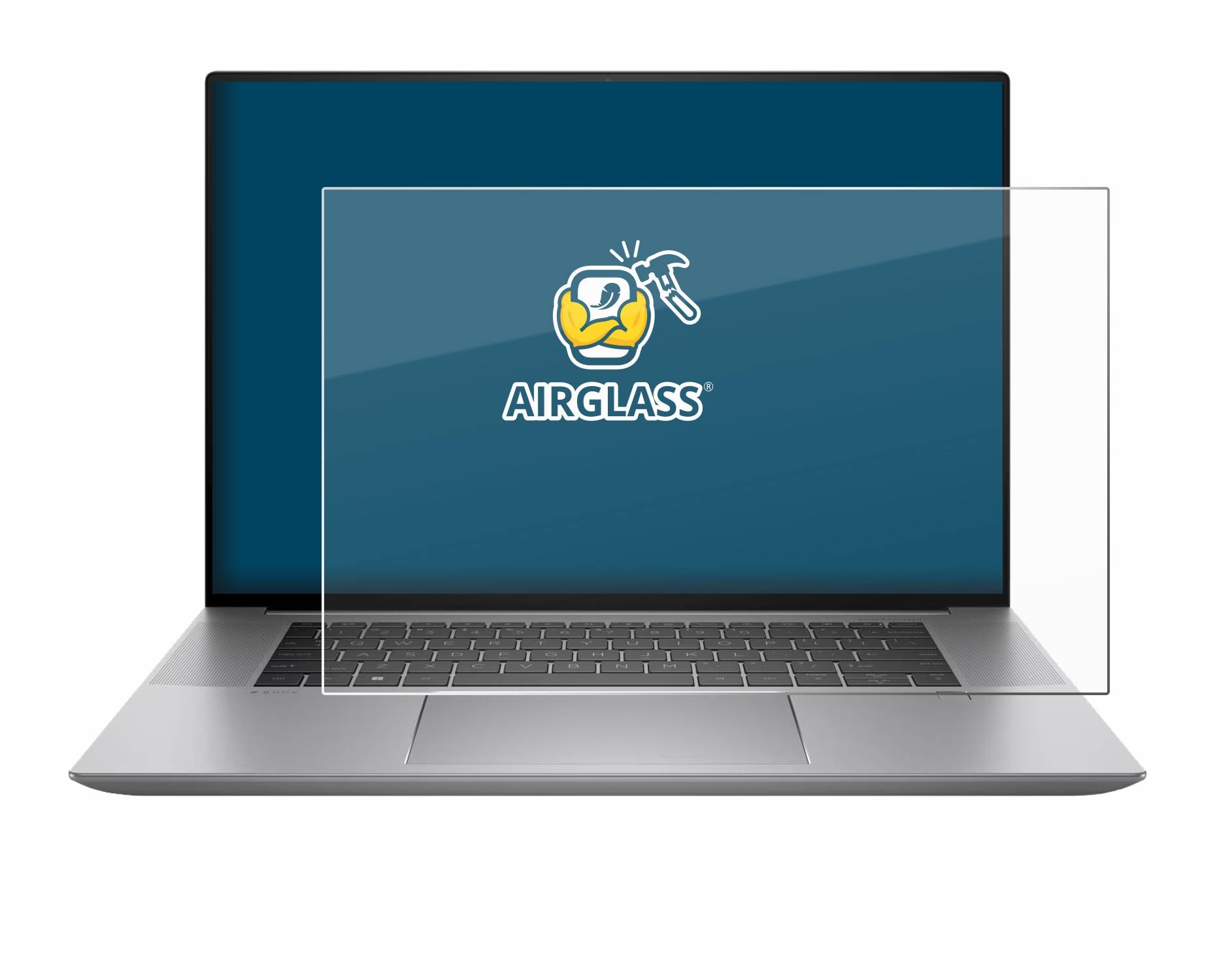 BROTECT AirGlass Glas Schutz-Folie für HP Zbook Studio 16 G10 - Schutzglas