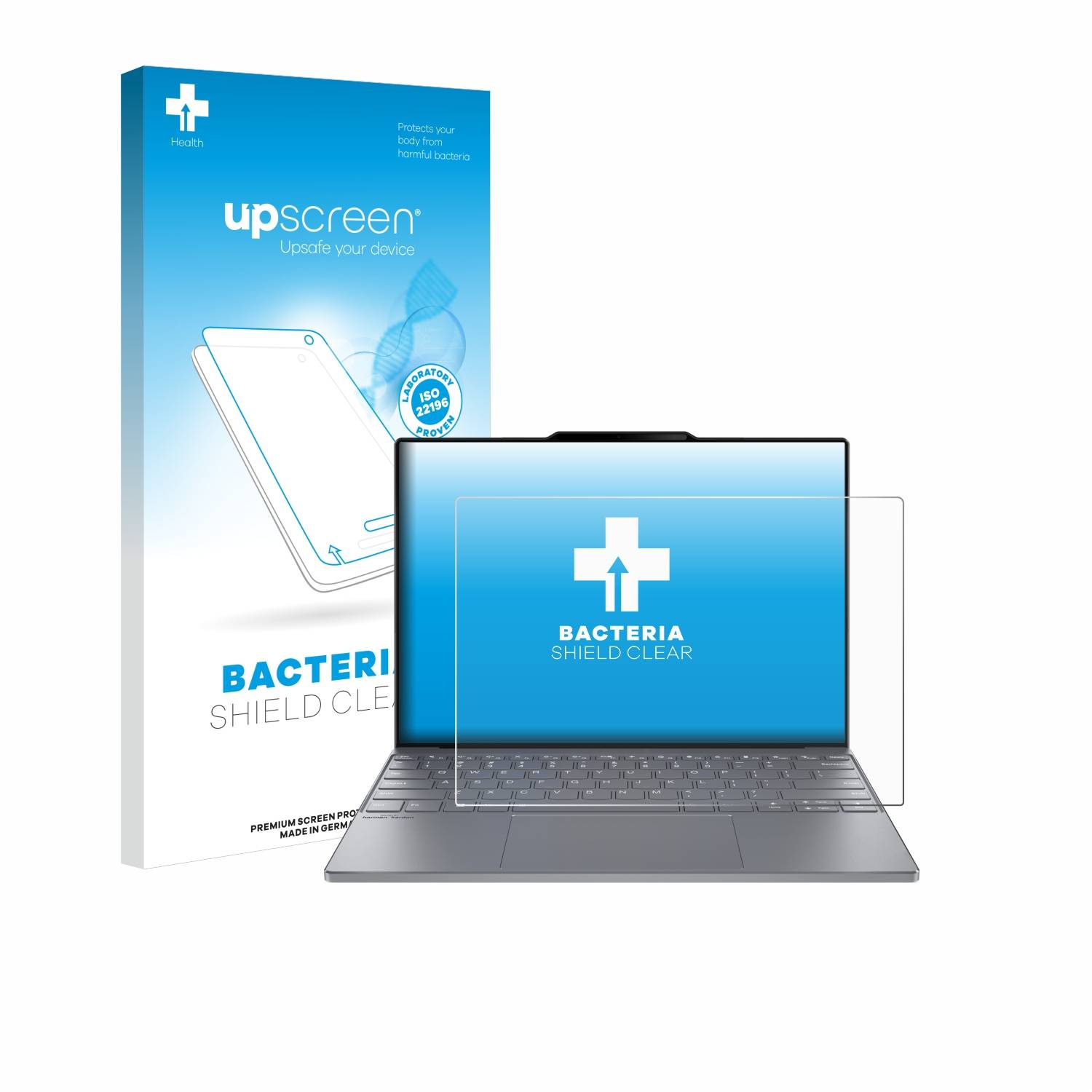 upscreen Bacteria Shield Schutzfolie für Lenovo ThinkBook 13x Gen 4 - Antibakteriell