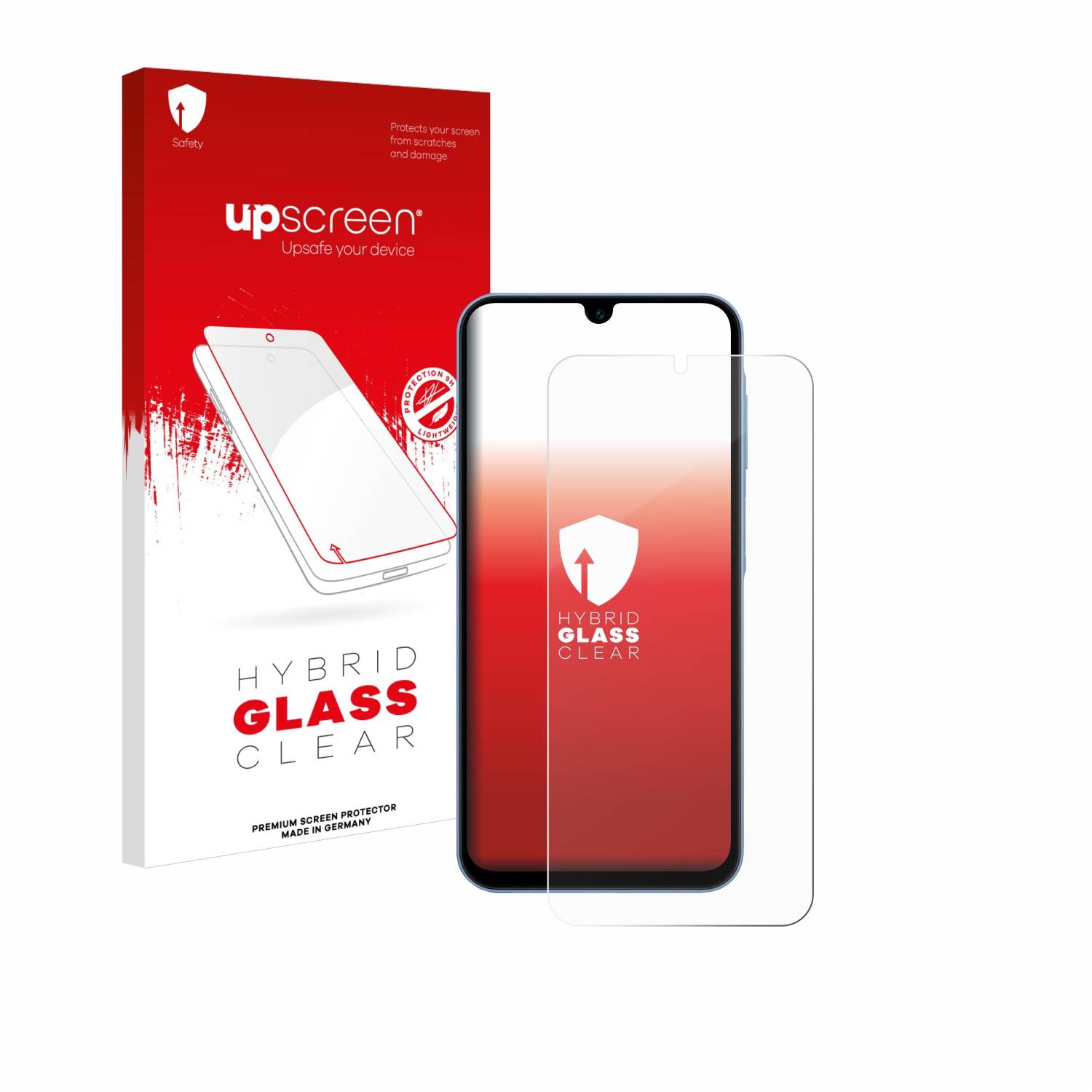 upscreen Hybrid Glas Panzer-Folie für Samsung Galaxy A15