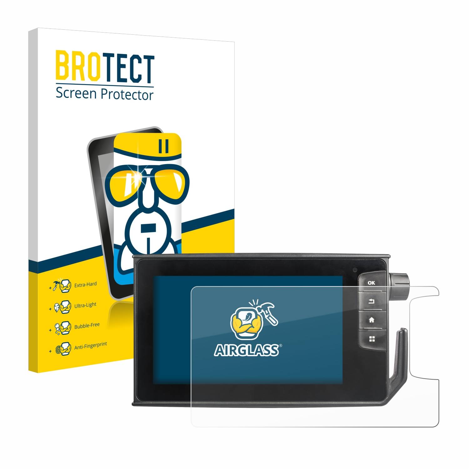 BROTECT AirGlass Flexible Schutz Glas Folie für Valtra SmartTouch Terminal Klar Transparent
