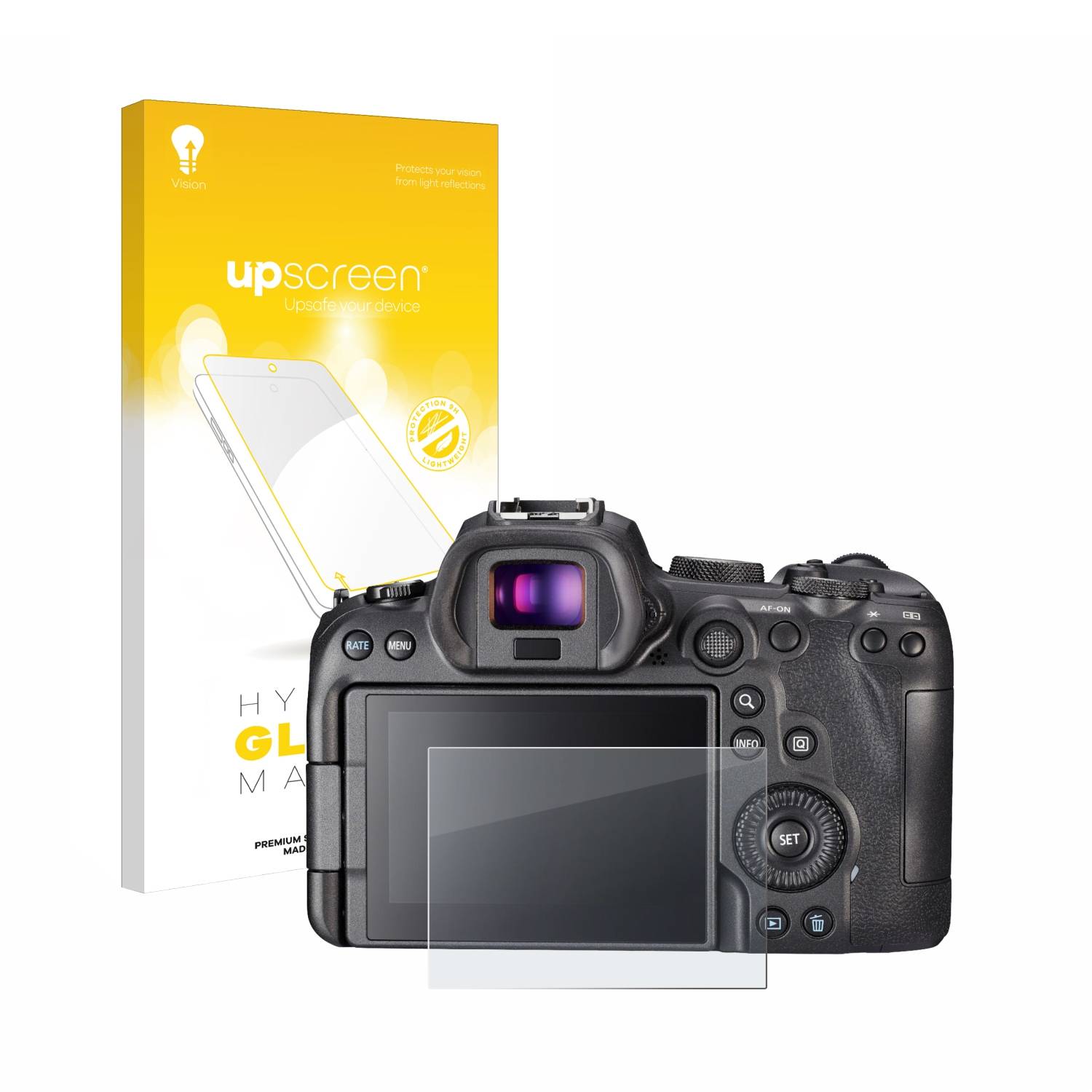 upscreen Hybrid Glas Matt Schutz-Folie für Sony A7S III
