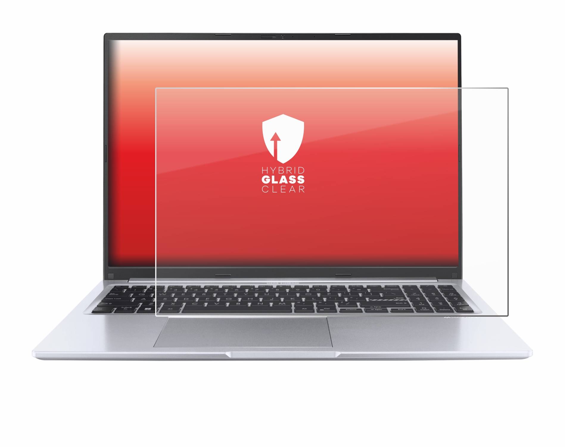 upscreen Hybrid Glas Schutz-Folie für ASUS Vivobook 16 X1605