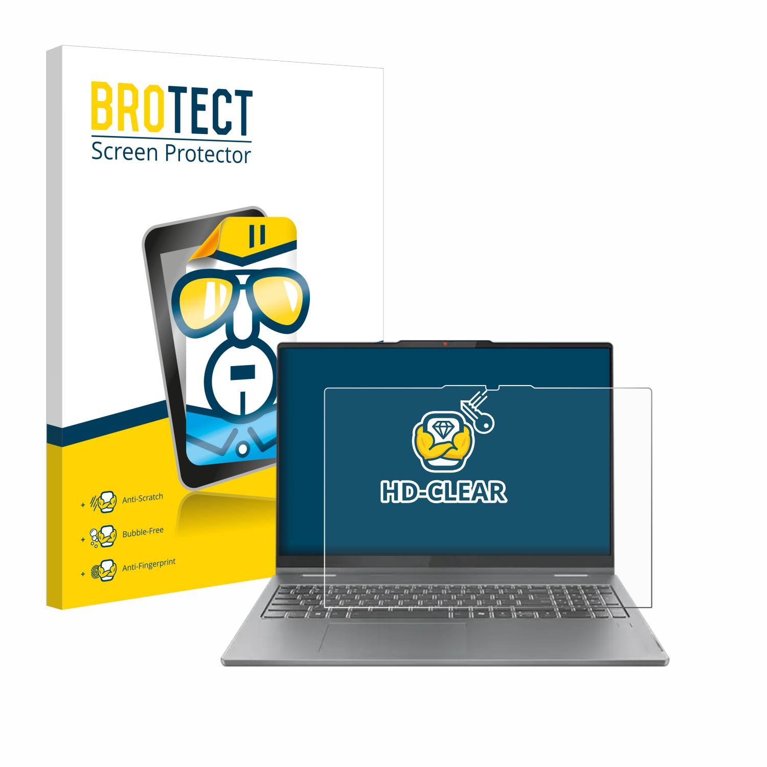 BROTECT Displayschutz-Folie für Lenovo IdeaPad 5 2-in-1 Gen 9 16