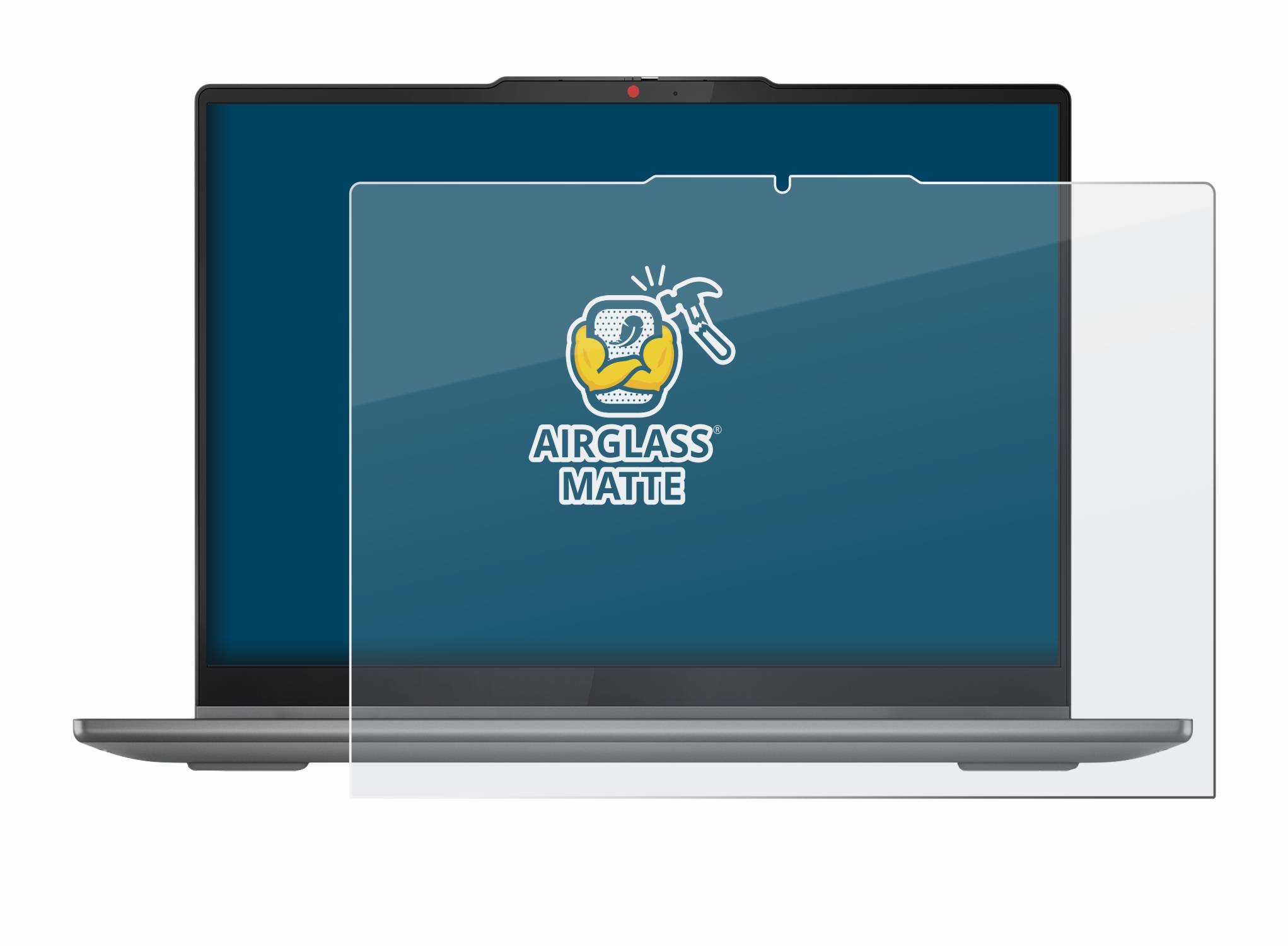 BROTECT AirGlass Matt Glas Schutz Folie für Lenovo IdeaPad 5 2-in-1 14AHP9
