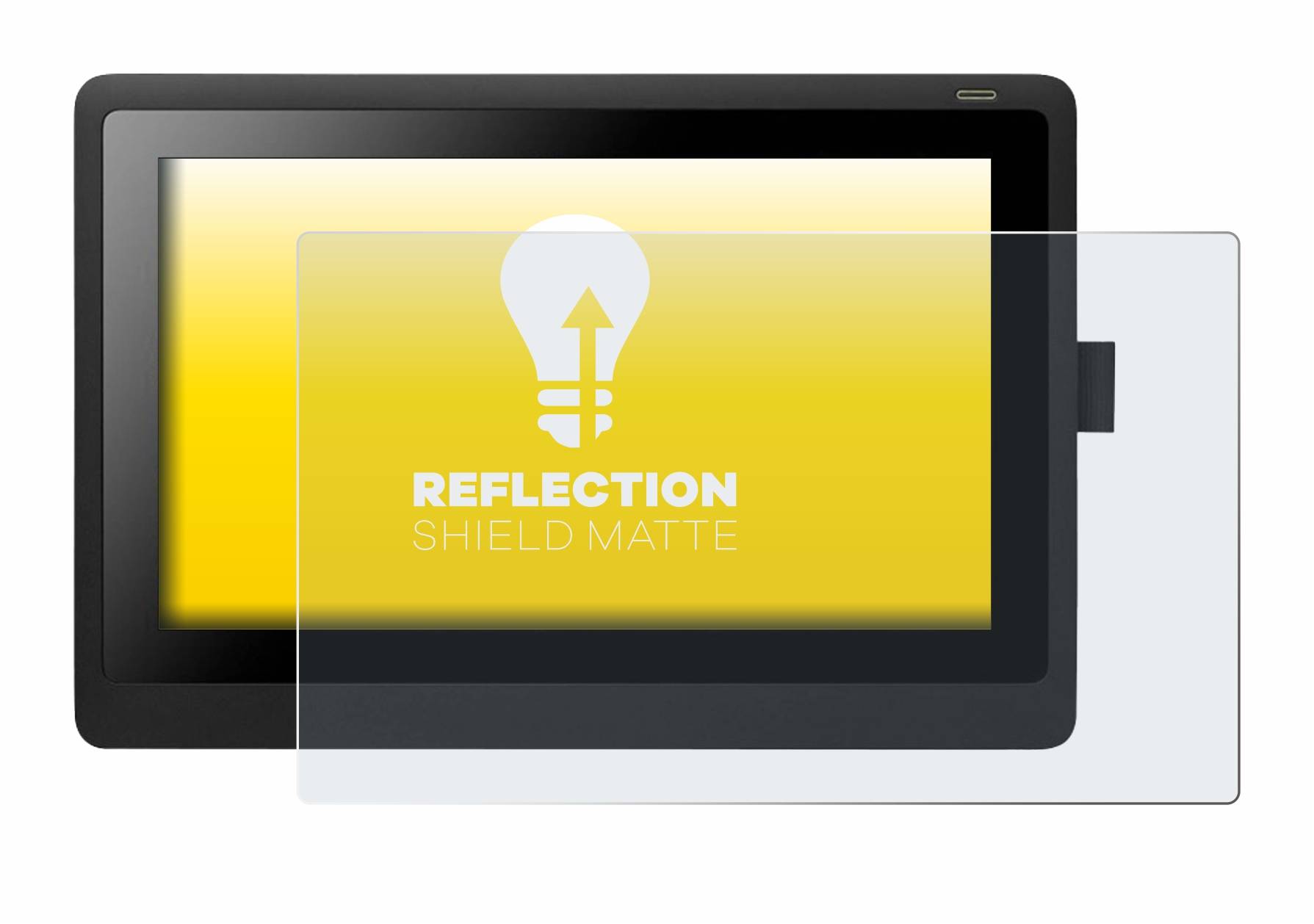 upscreen Schutzfolie für Wacom Cintiq 16 Folie Matt Entspiegelt Anti-Reflex