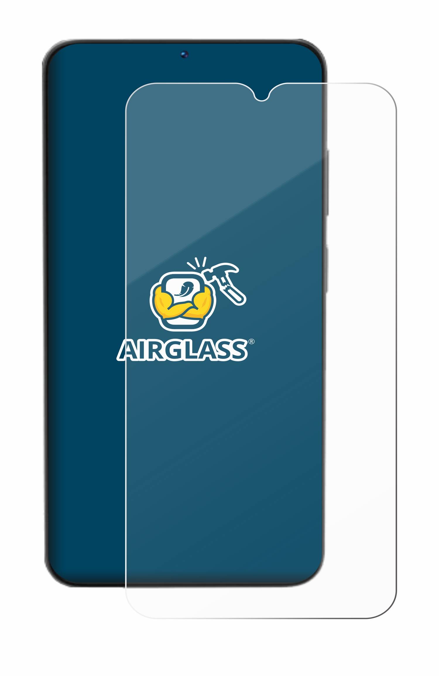 BROTECT AirGlass Flexible Schutz Glas Folie für Doogee N55 Klar Transparent