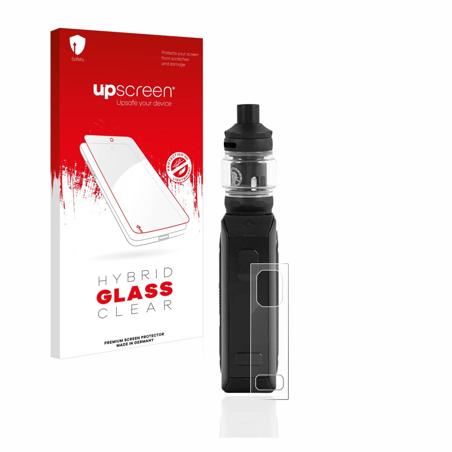 upscreen Flexible Schutz Glas Folie für GeekVape Aegis Mini 2 M100 Schutzglas 9H Hybridglas Klar
