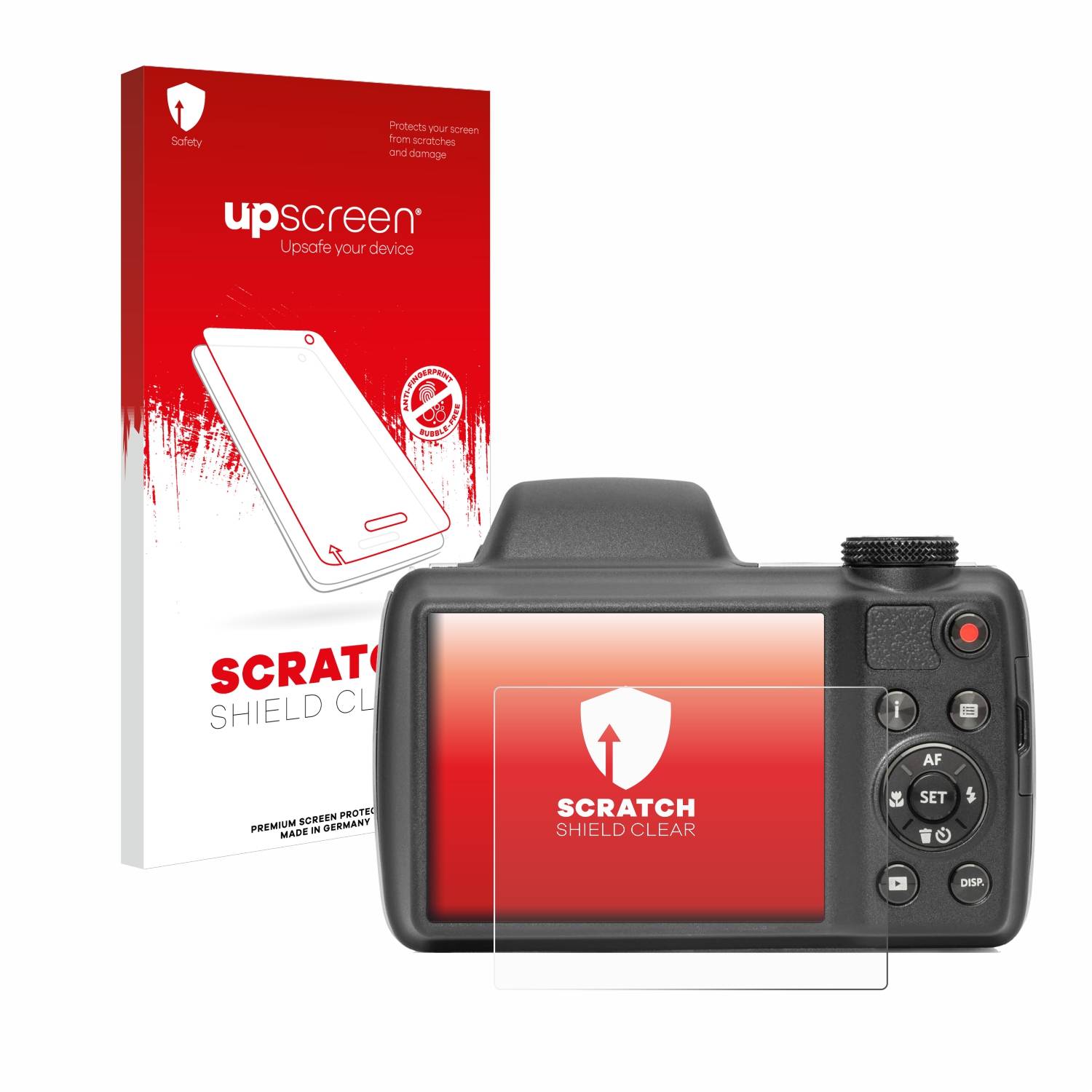 upscreen Scratch Shield Schutzfolie für Kodak Pixpro AZ528