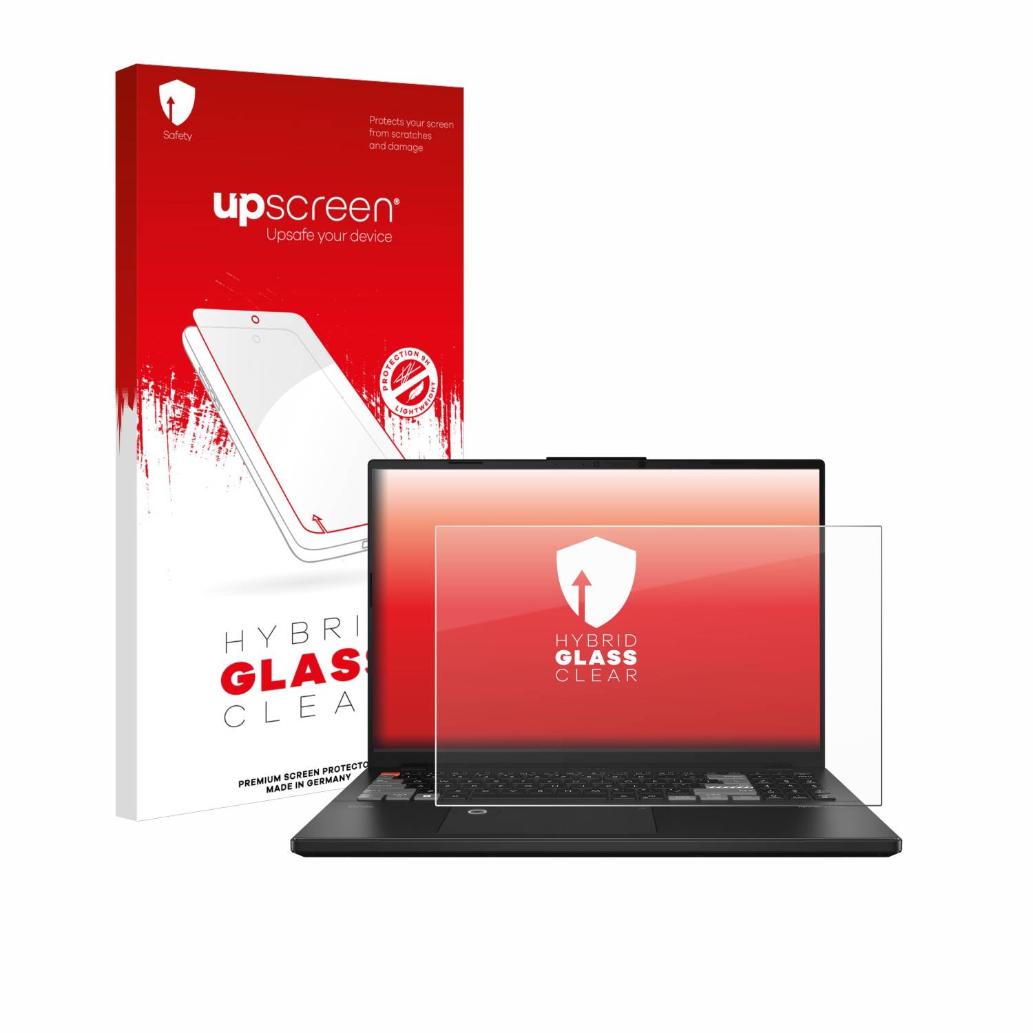 upscreen Hybrid Glas Schutz-Folie für ASUS VivoBook Pro 16X OLED K6604