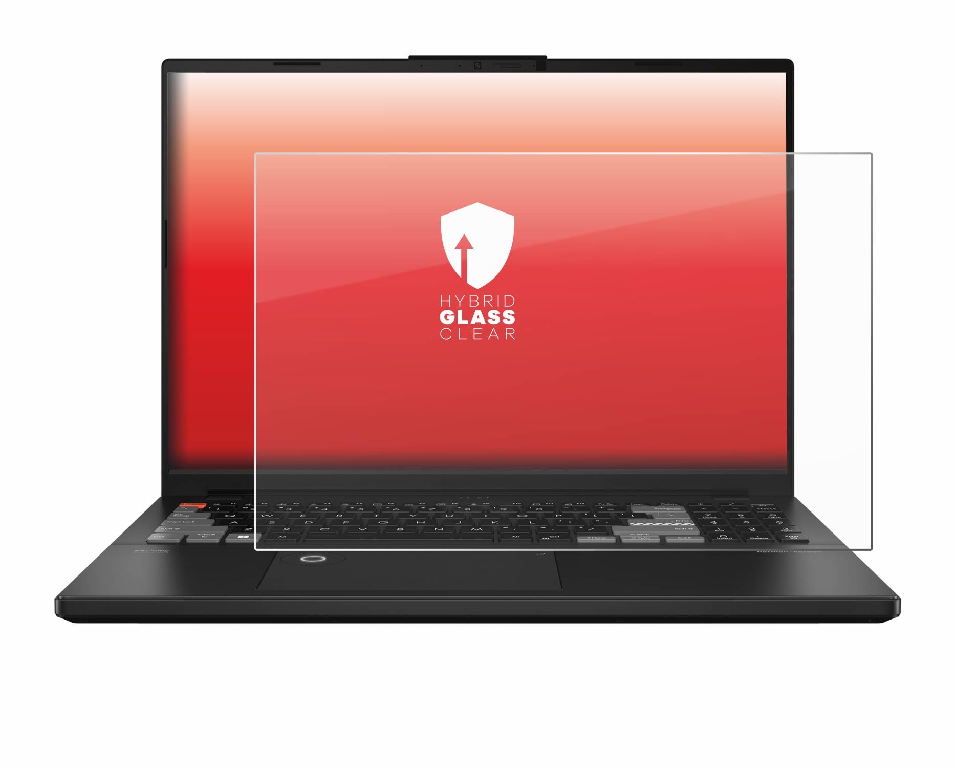 upscreen Hybrid Glas Schutz-Folie für ASUS VivoBook Pro 16X OLED K6604