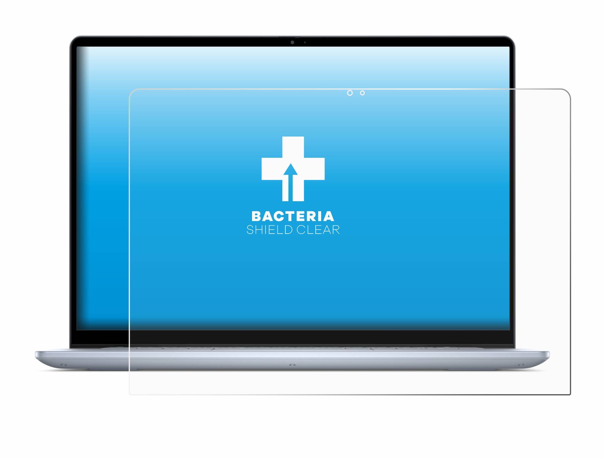 upscreen Bacteria Shield Schutzfolie für Dell Inspiron 16 7640 2-in-1 - Antibakteriell