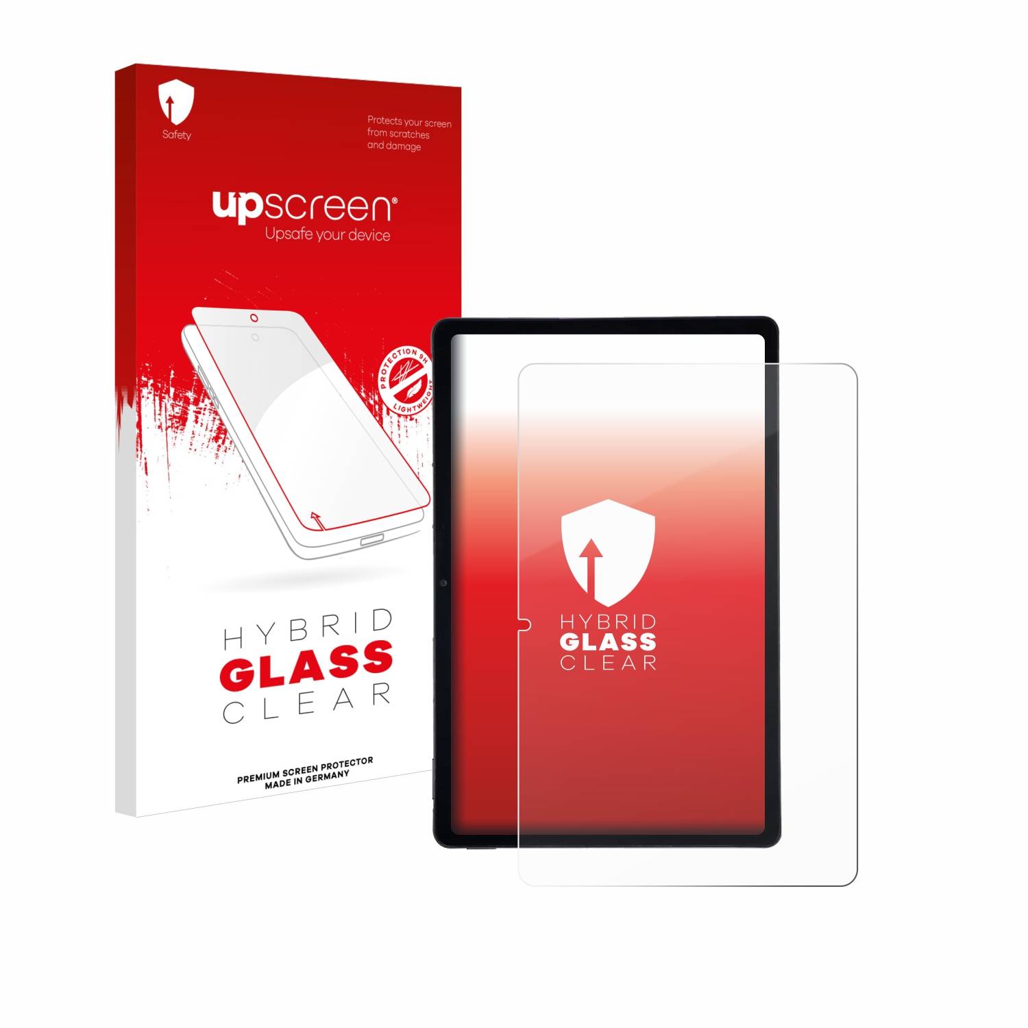 upscreen Flexible Schutz Glas Folie für AGM Pad P2 Schutzglas 9H Hybridglas Klar
