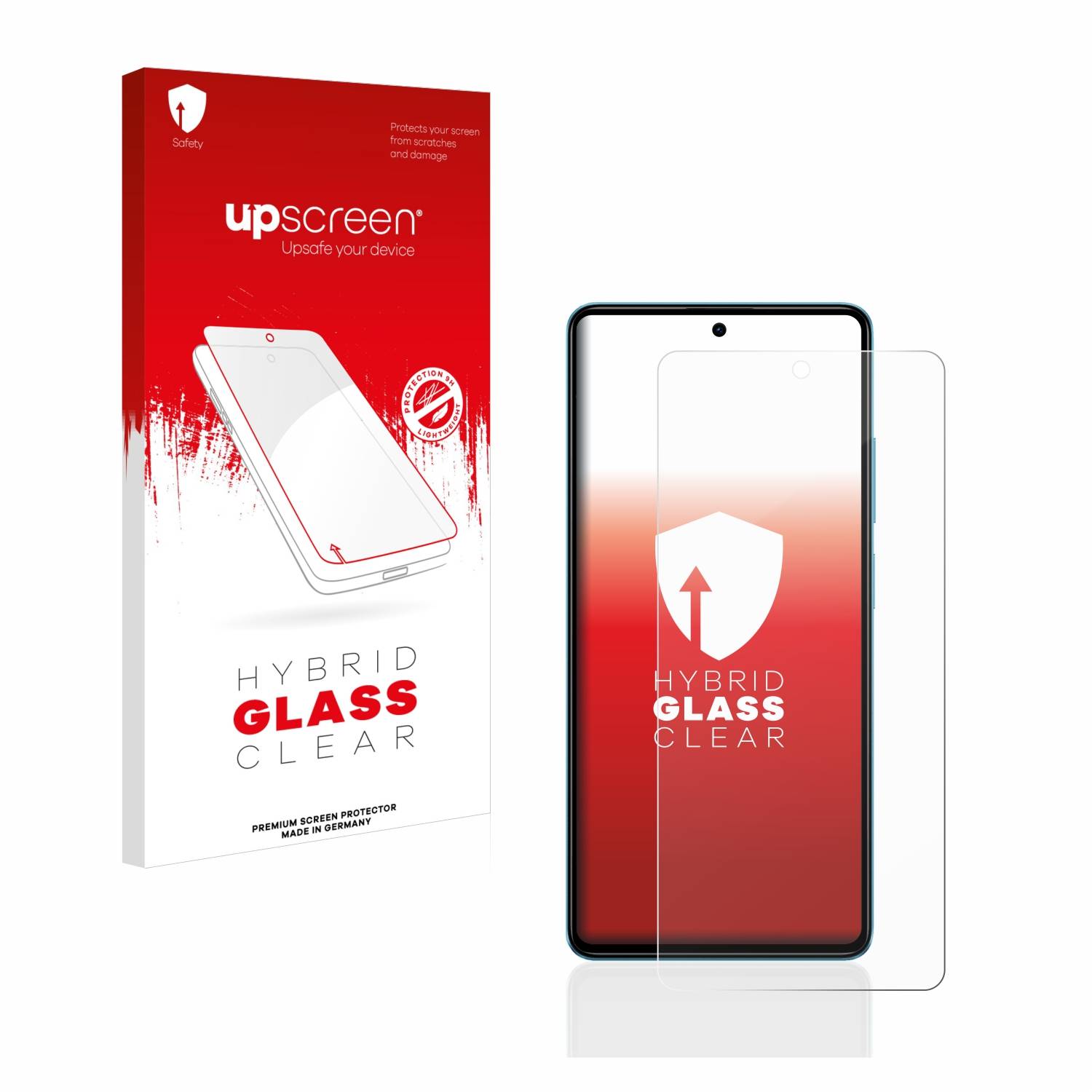 upscreen Hybrid Glas Panzer-Folie für Xiaomi Poco F5