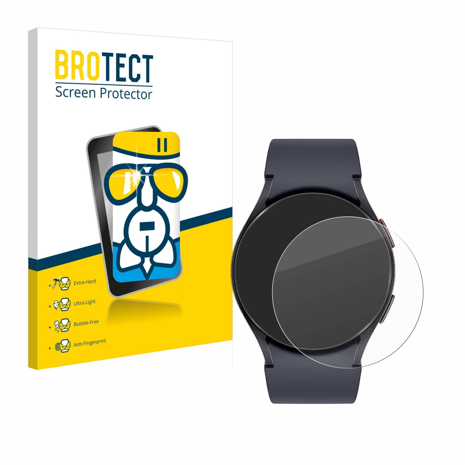 BROTECT AirGlass Glas Schutz-Folie für Samsung Galaxy Watch 6 (40 mm) - Schutzglas