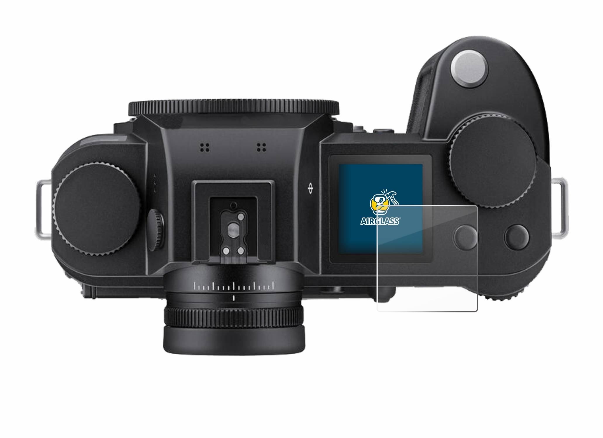 BROTECT AirGlass Flexible Schutz Glas Folie für Leica SL3 / SL3-S (Schulterdisplay) Klar Transparent