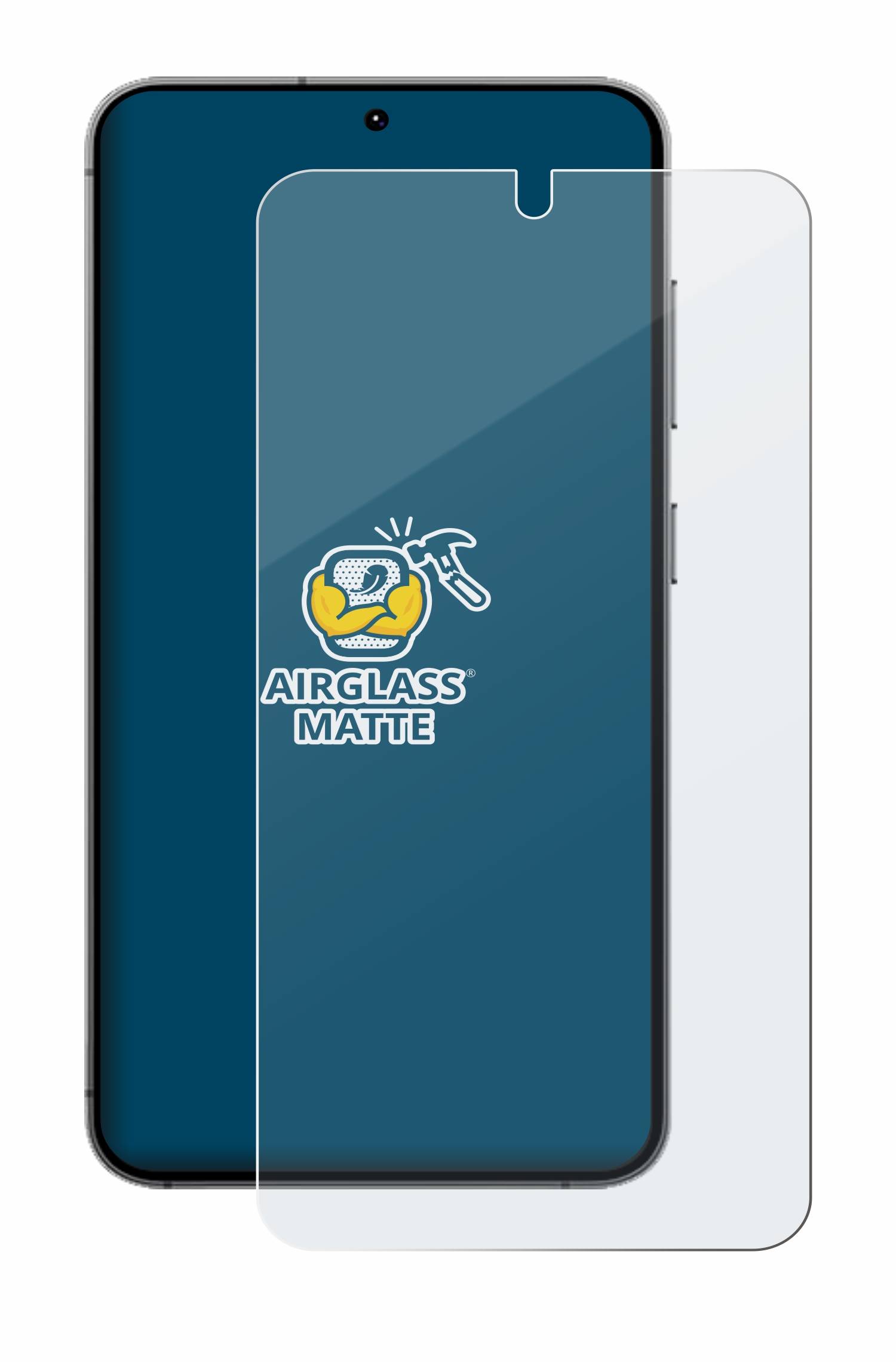BROTECT AirGlass Matt Glas Schutz Folie für Samsung Galaxy S24 Enterprise Edition