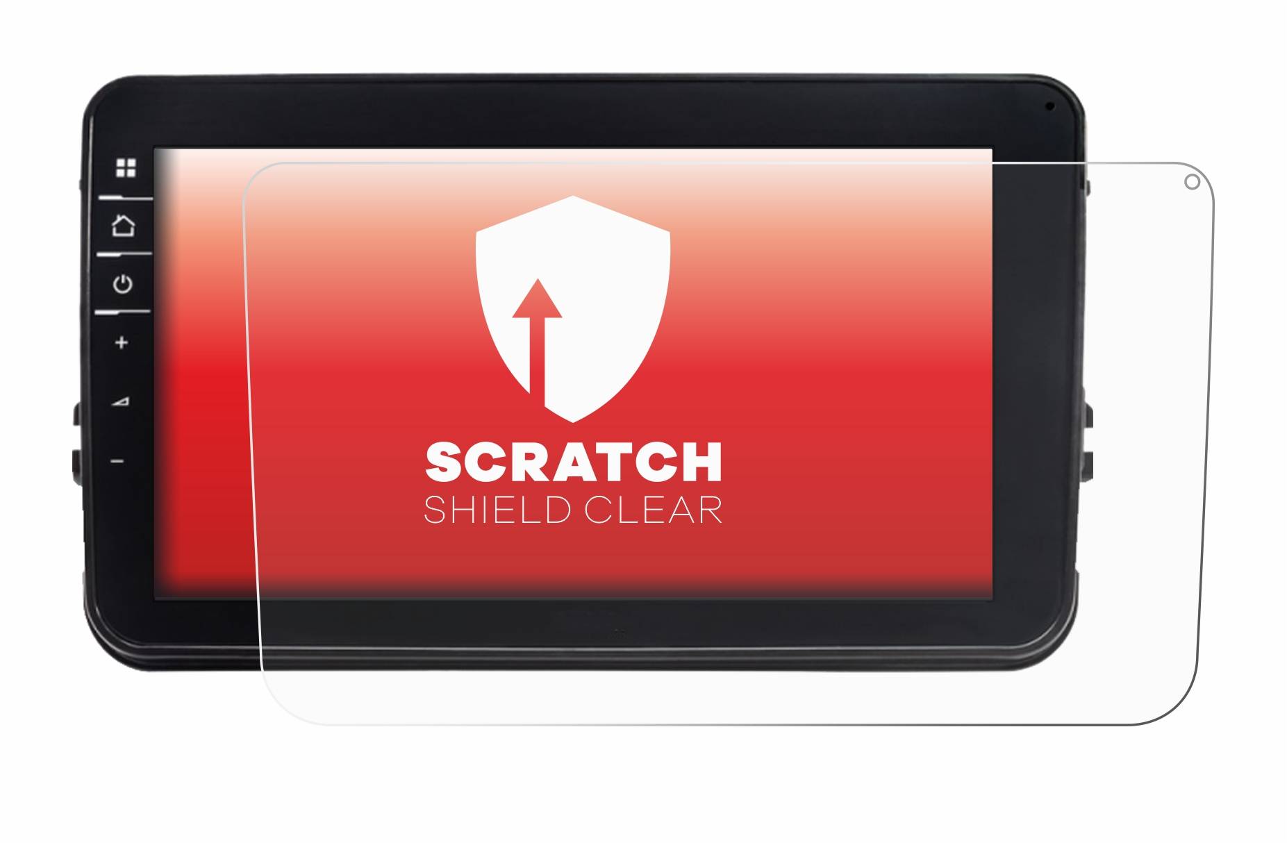 upscreen Schutzfolie für Dynavin D8-V8 8" Kratzschutz Anti-Fingerprint Klar