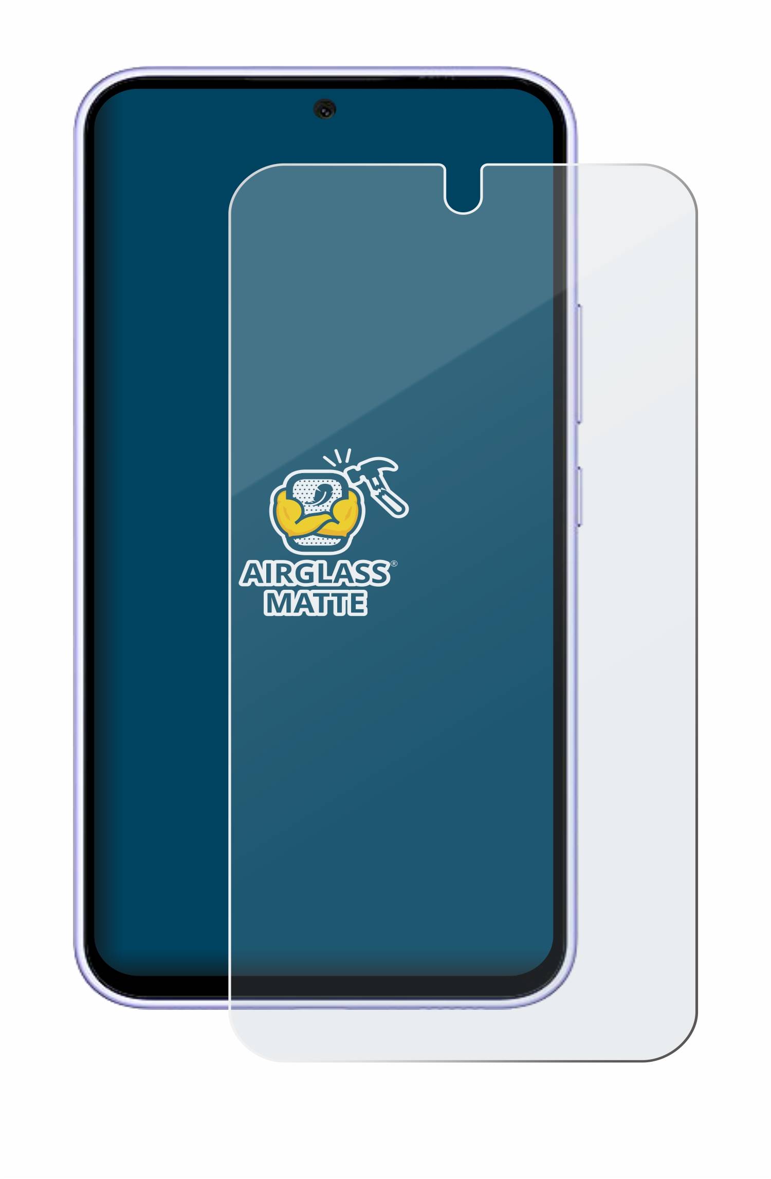BROTECT AirGlass Matt Glas Panzer Folie für Samsung Galaxy A54 5G Enterprise Edition