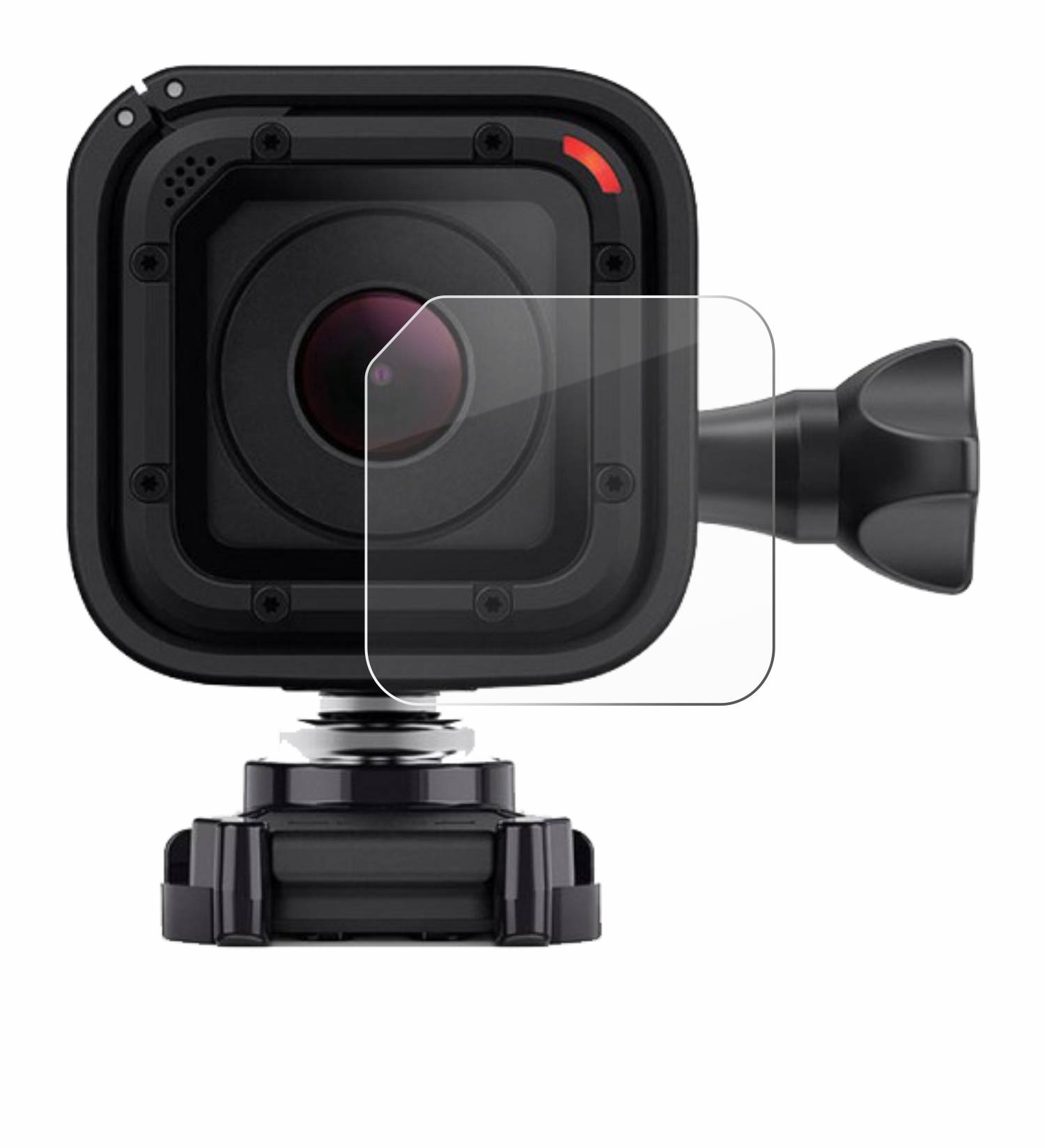 upscreen Hybrid Glas Panzer-Folie für GoPro Hero 4 Session Linse (Gehäuse)