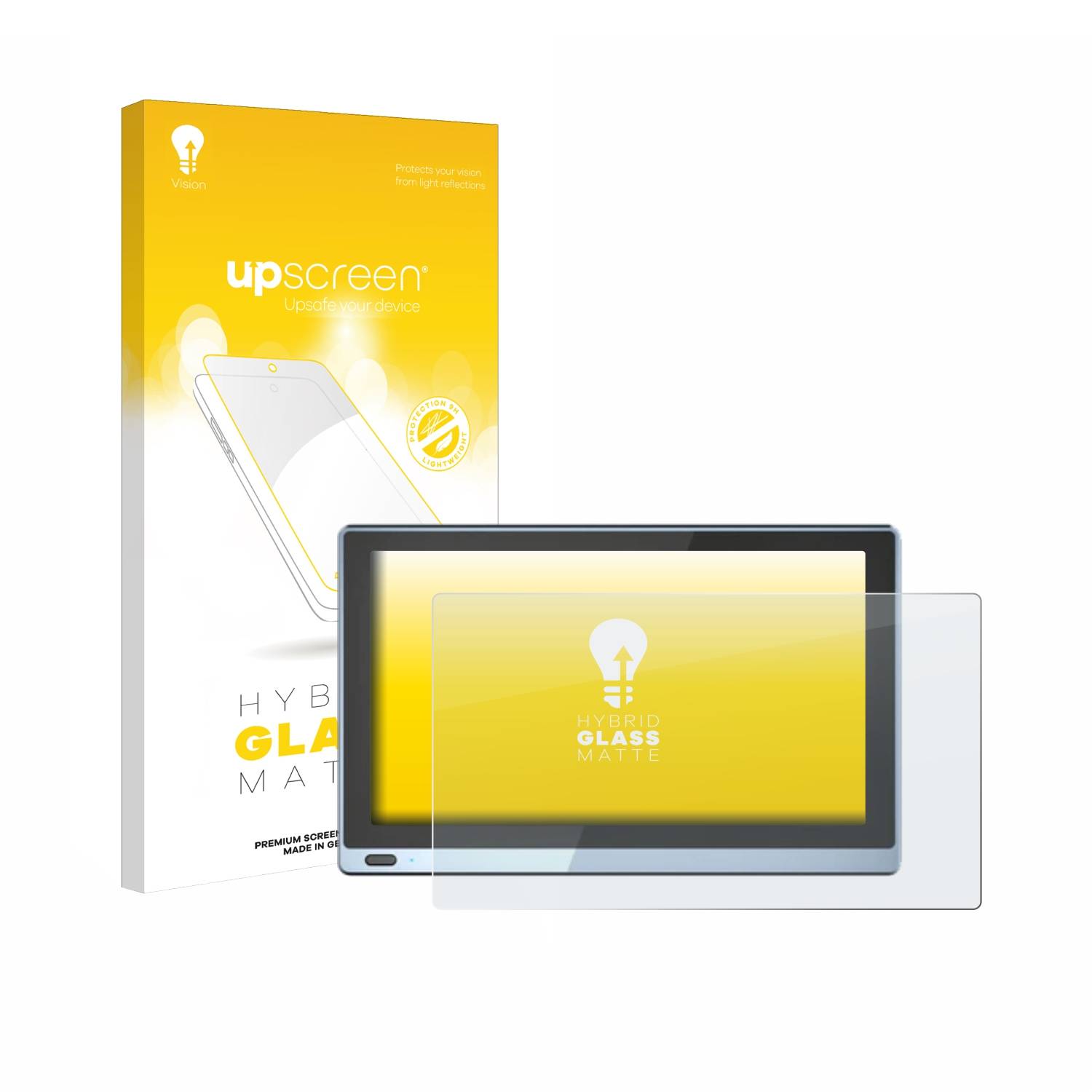 upscreen Hybrid Glas Matt Schutz-Folie für Higole Gole 1 Pro