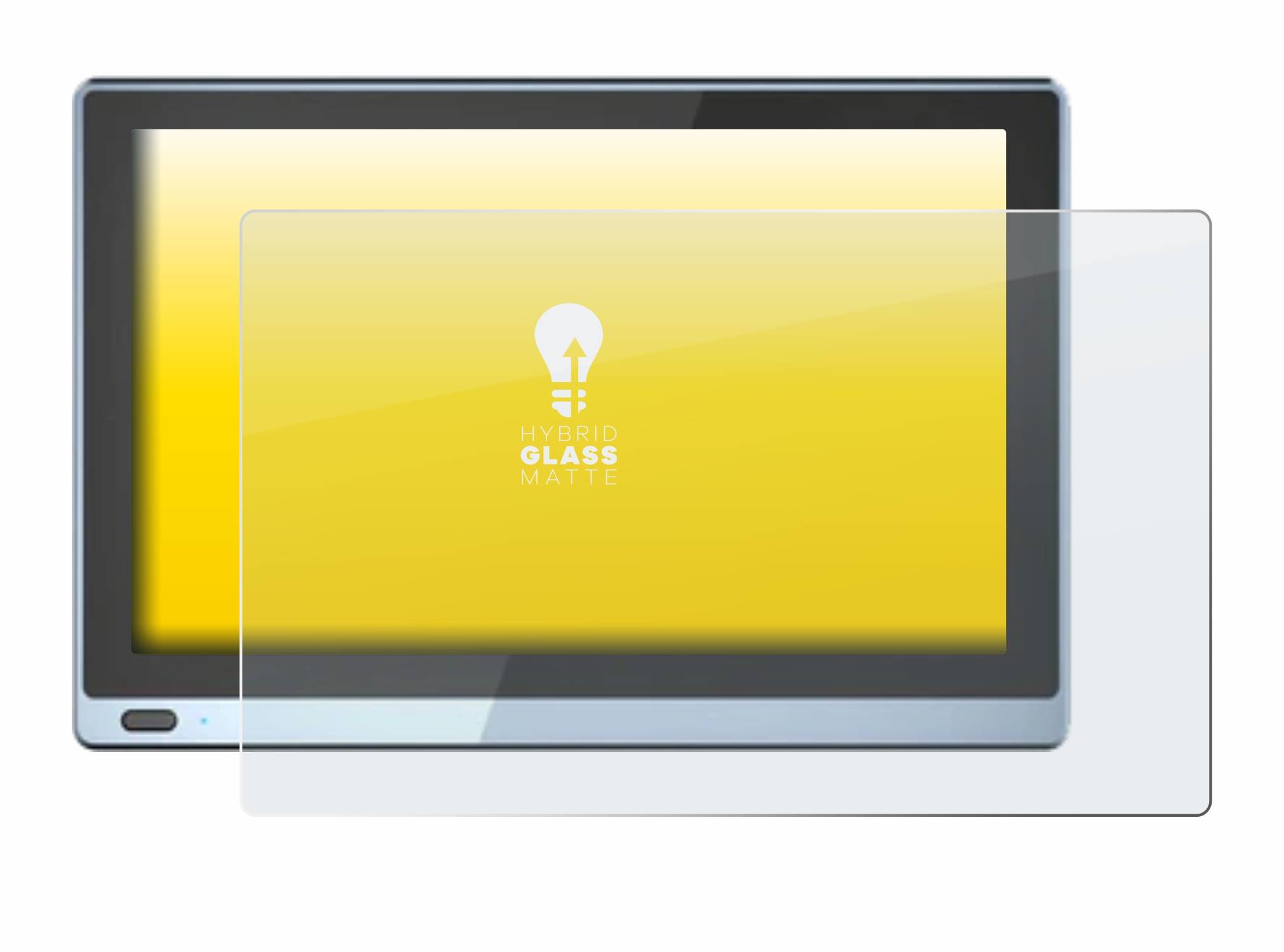 upscreen Hybrid Glas Matt Schutz-Folie für Higole Gole 1 Pro
